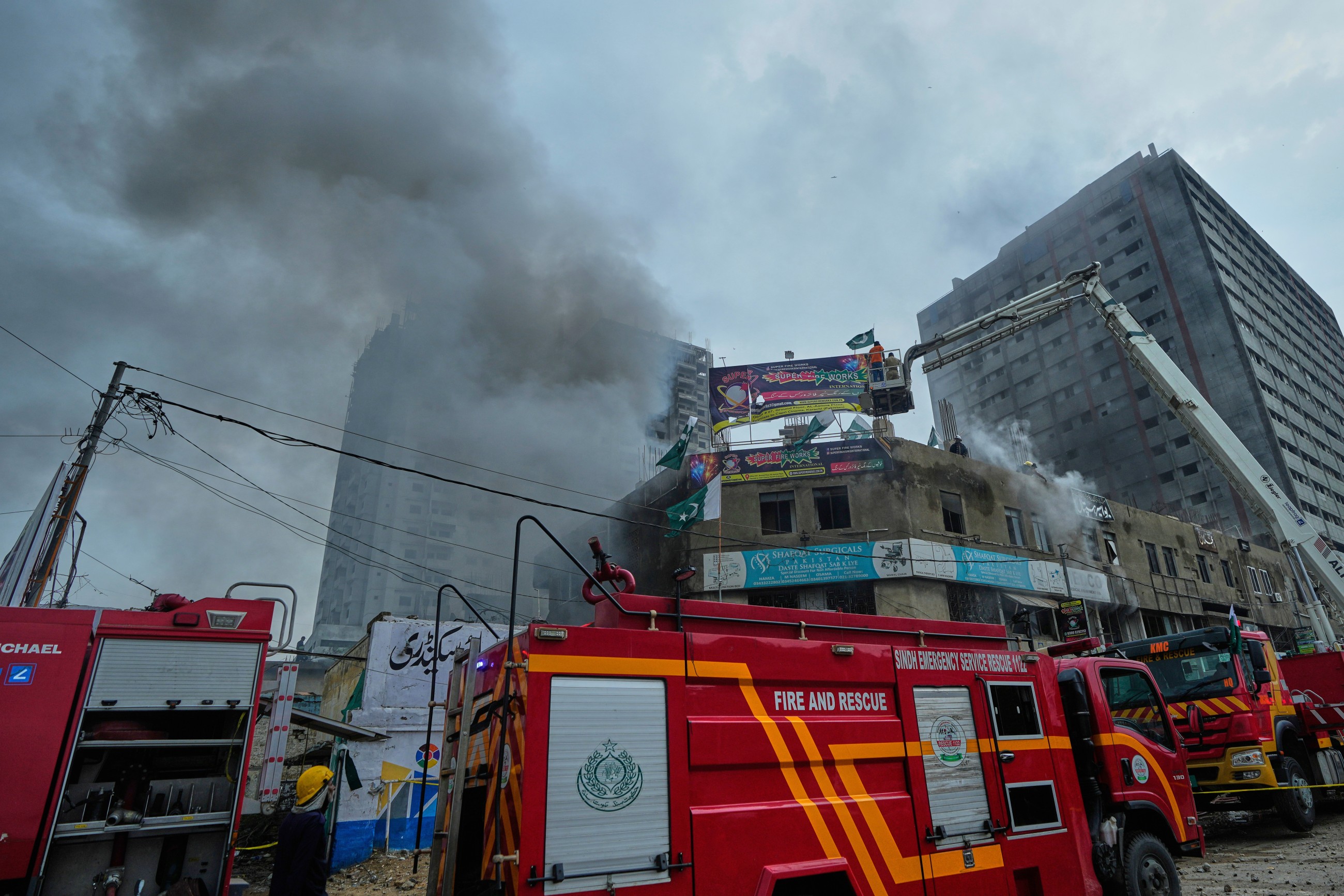 Explosion at Pakistan fireworks storage facility injures at least 25 people