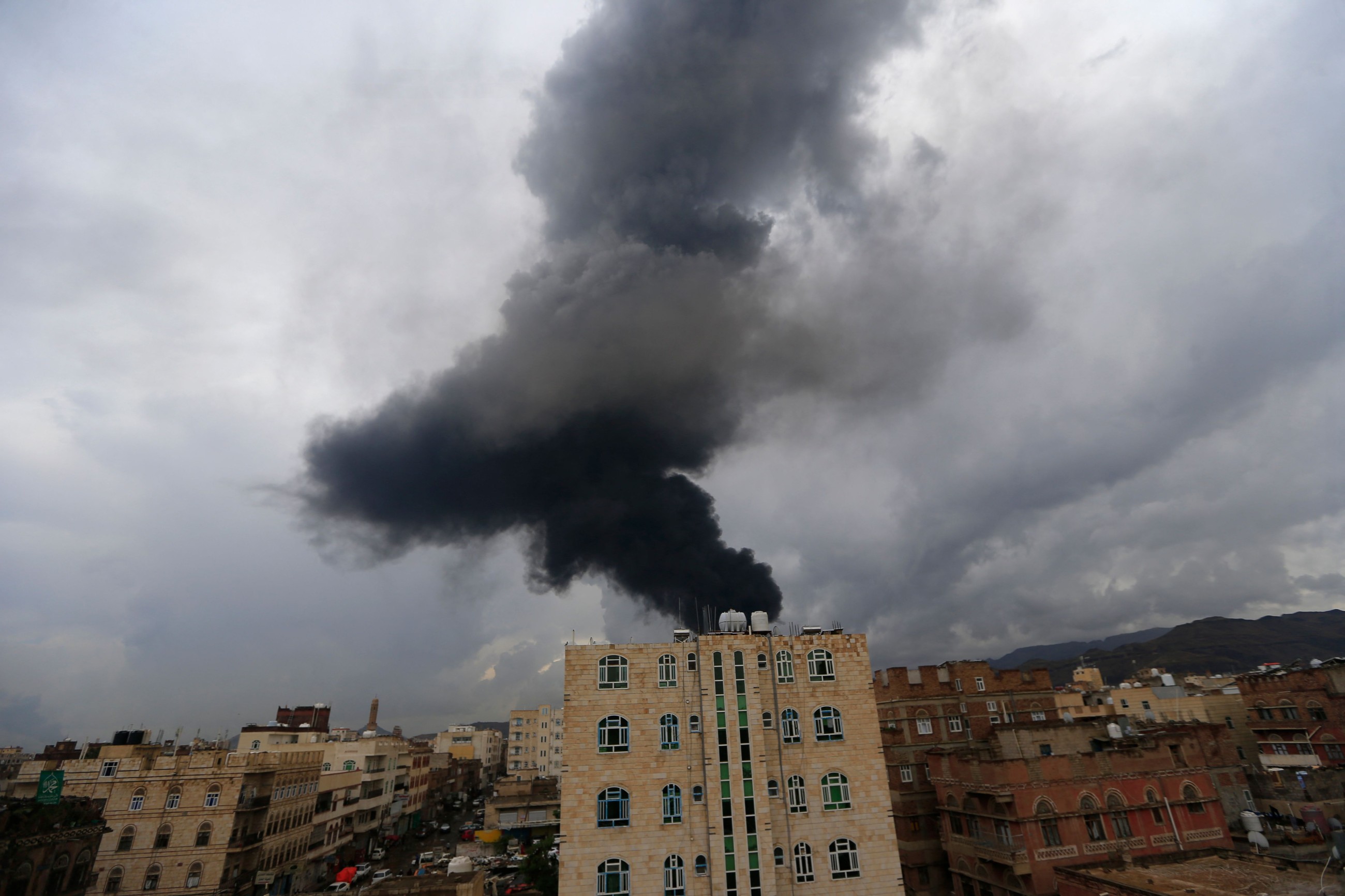 Israel strikes on Yemeni capital kill six, wound dozens
