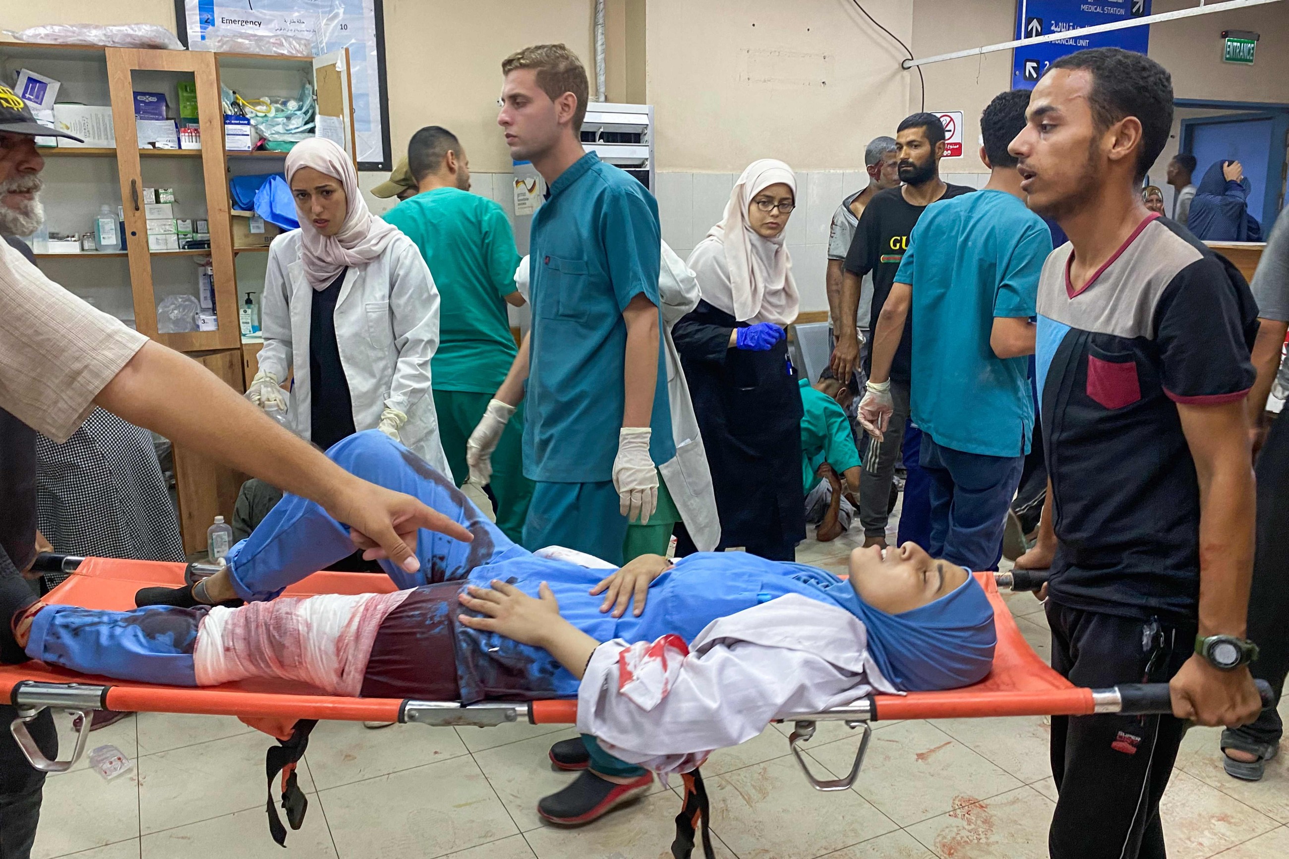 Israeli strikes hit Nasser hospital in Gaza, killing at least 15 people, including journalists