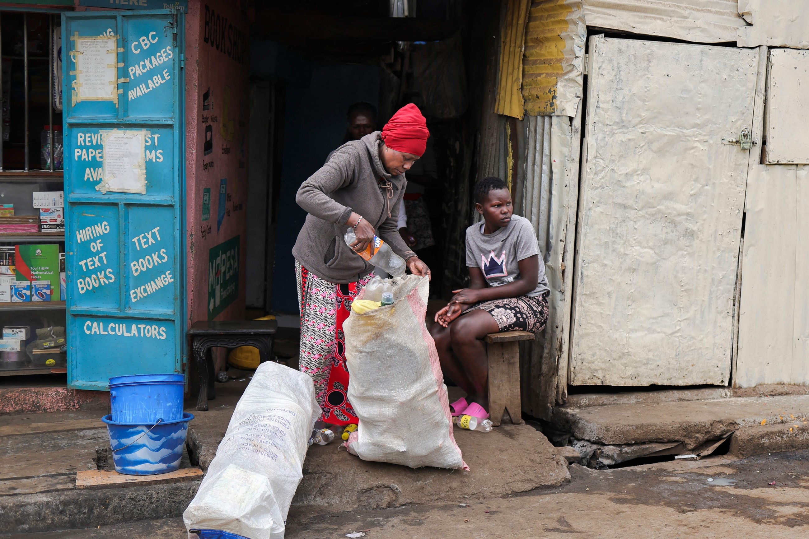 'Restoring dignity': Kenya slum exchange offers water for plastic