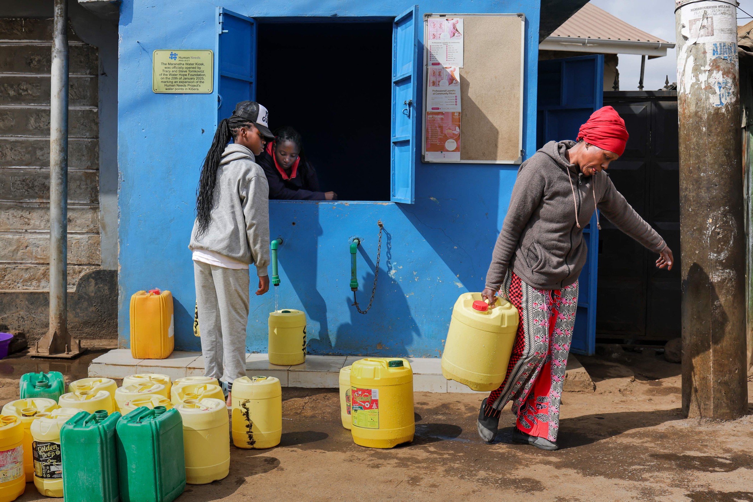 'Restoring dignity': Kenya slum exchange offers water for plastic