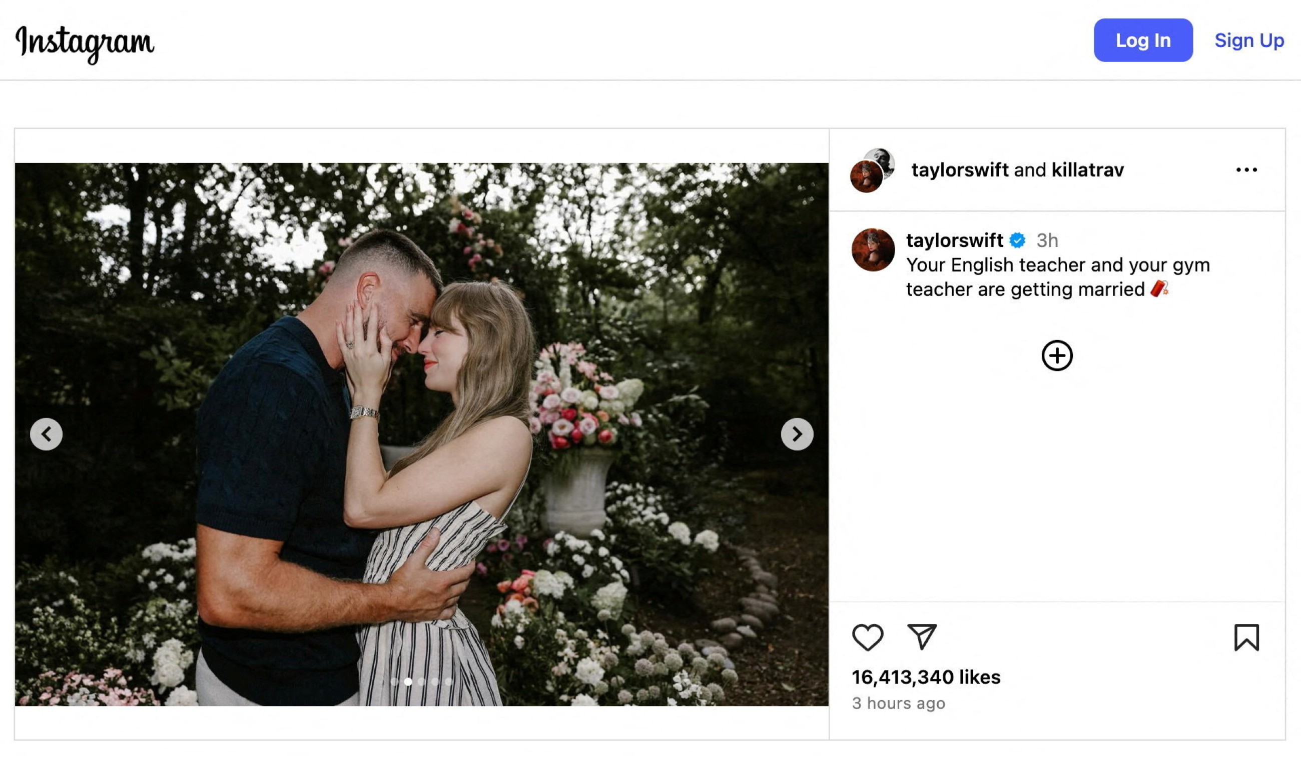 Taylor Swift and Travis Kelce get engaged after two-year romance