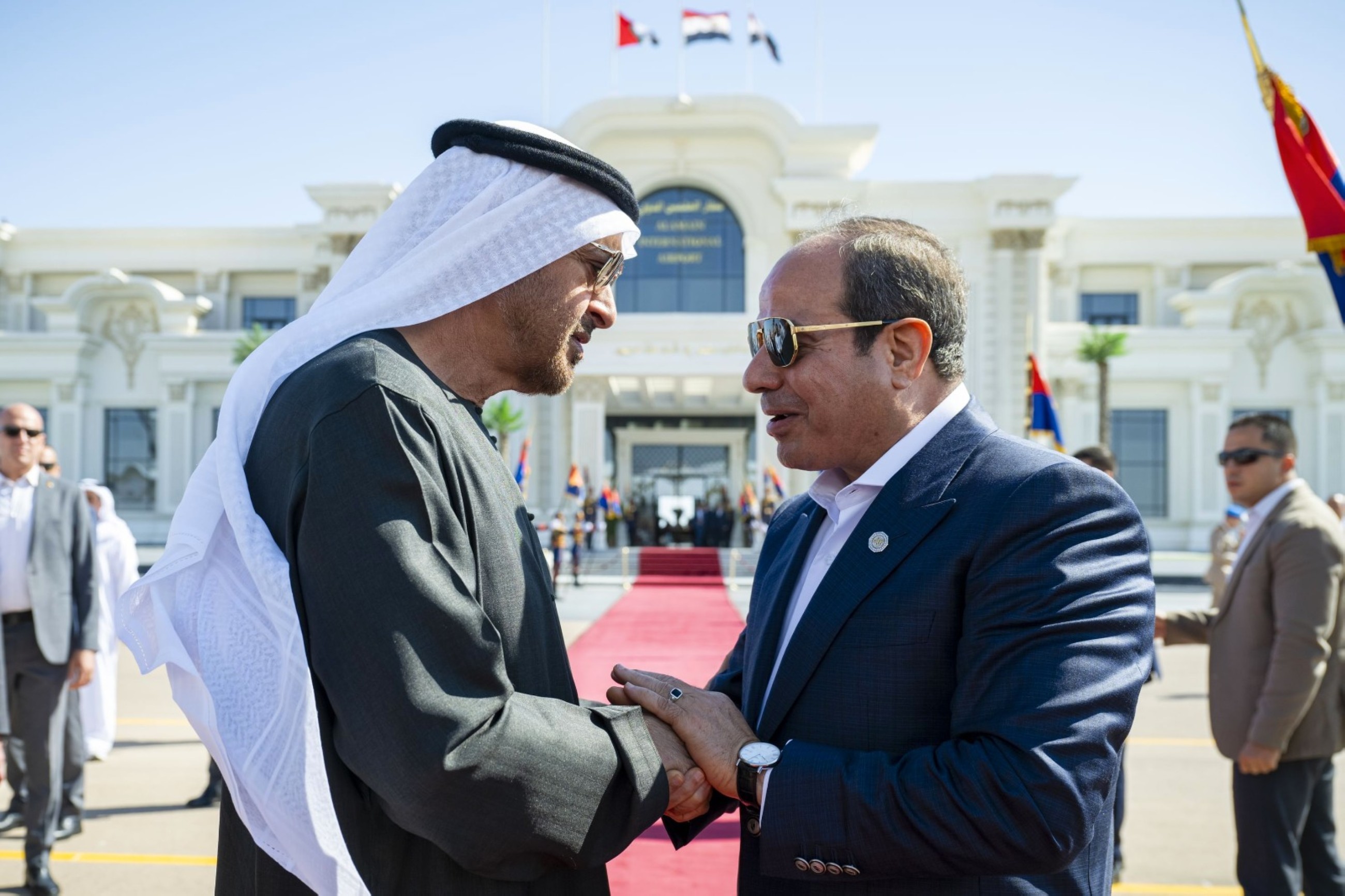 UAE President departs El Alamein at conclusion of fraternal visit to Egypt
