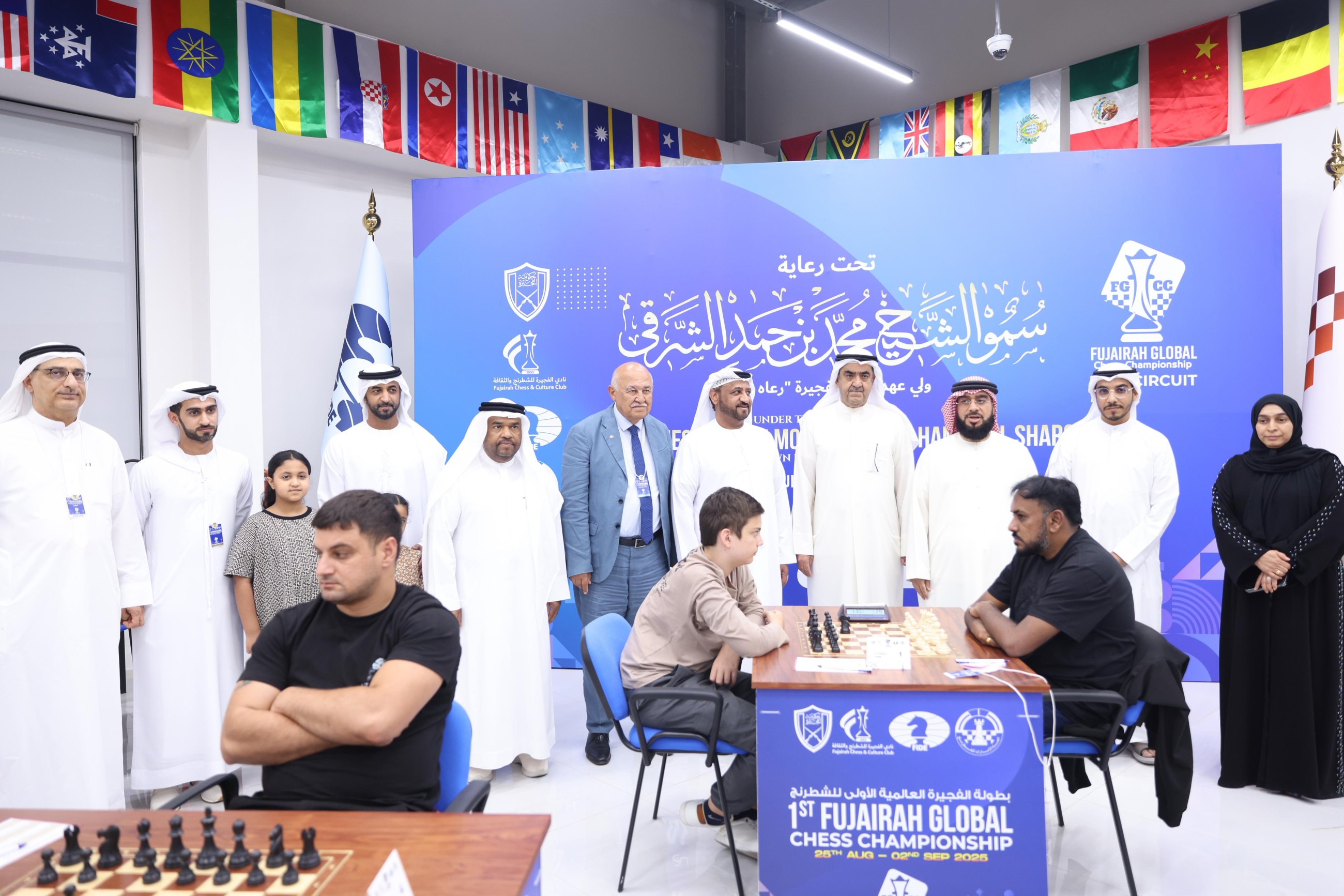 Thrilling contests on board light up Fujairah Global Chess Championship