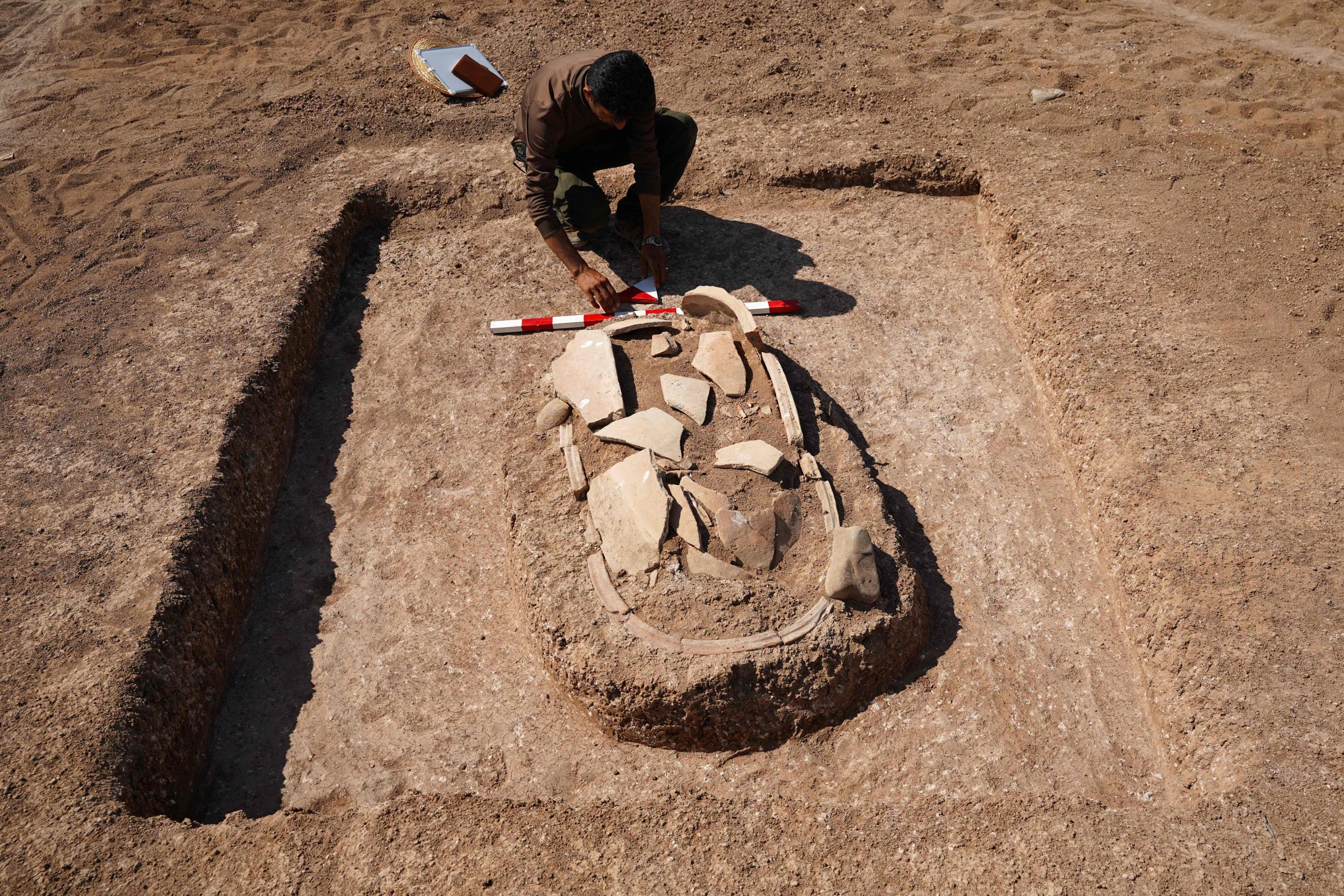 Ancient tombs unearthed in Iraq due to drought