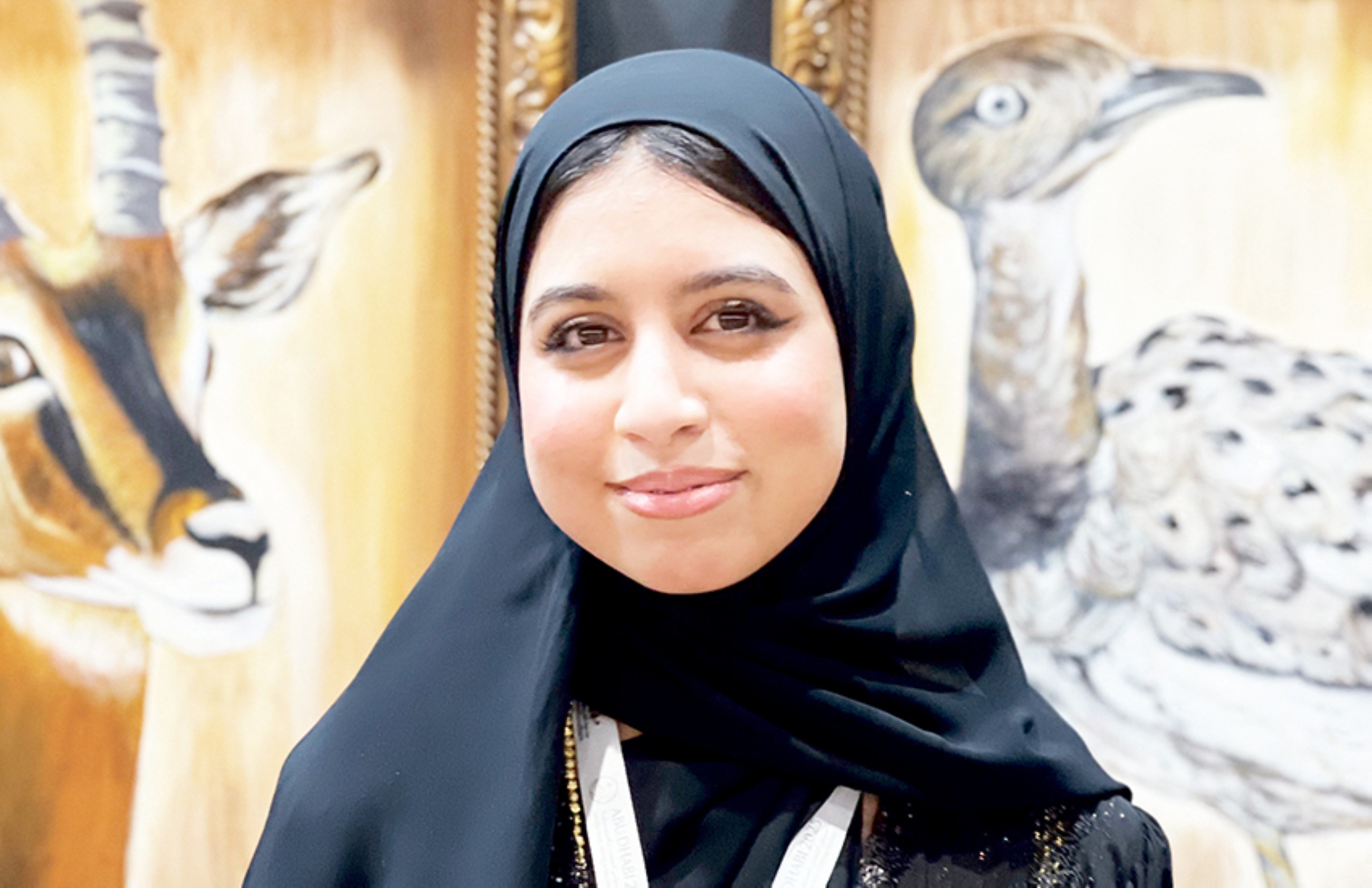 13-Year-old Emirati artist showcases heritage-inspired art at Abu Dhabi Hunting and Equestrian Exhibition