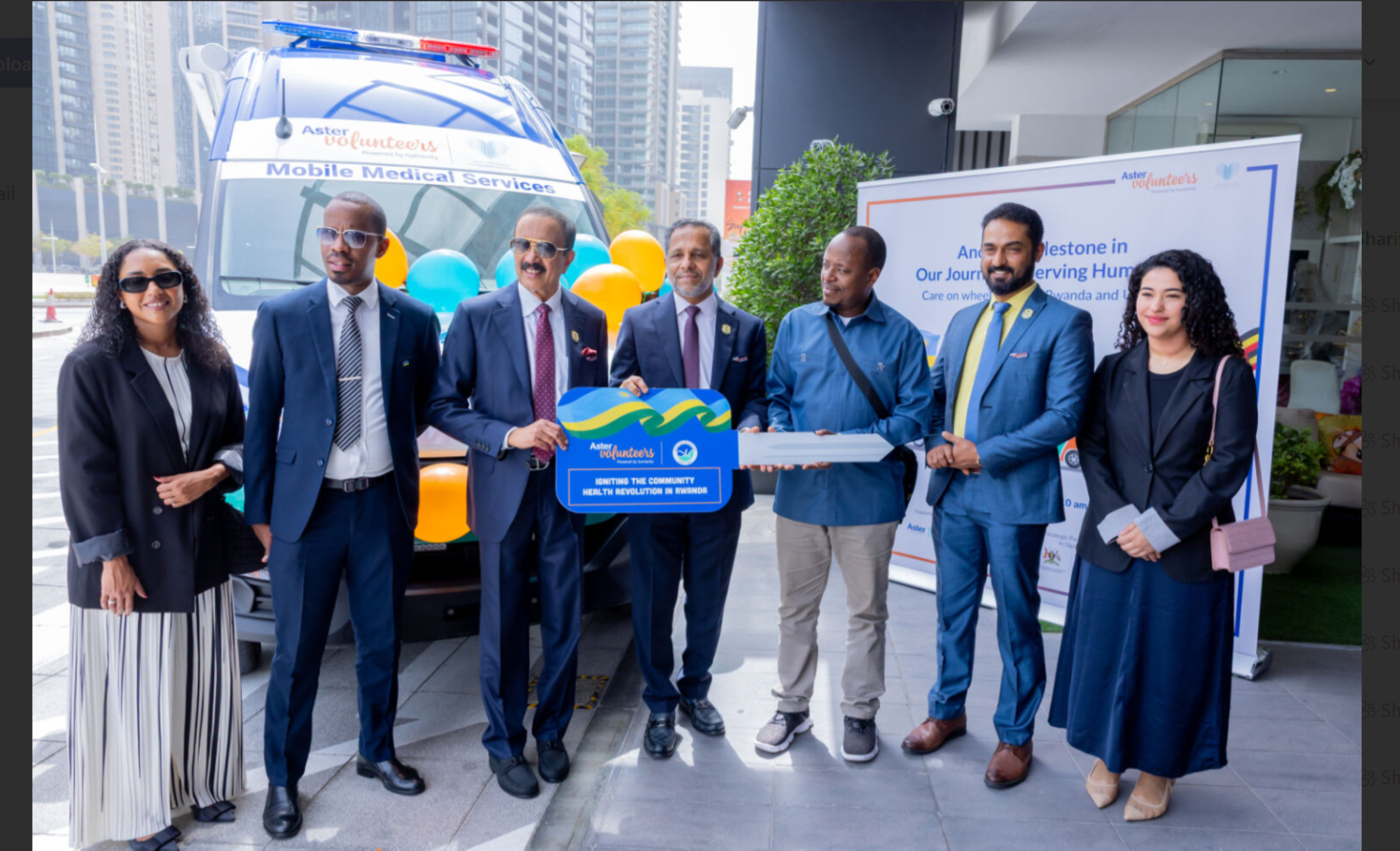 Aster flags off new mobile clinics in Rwanda, Uganda