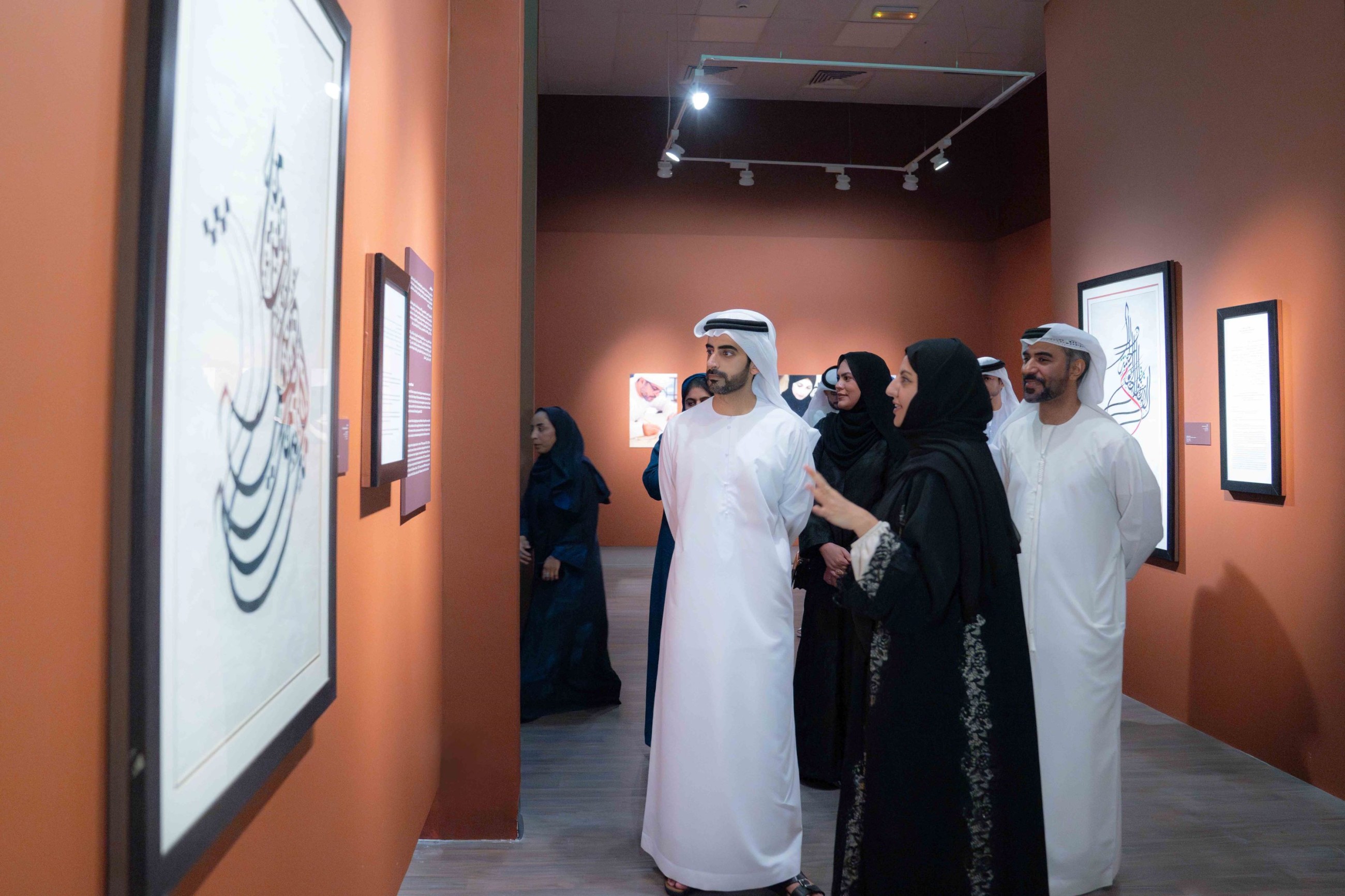 Sheikh Salem opens calligraphy exhibition in Sharjah