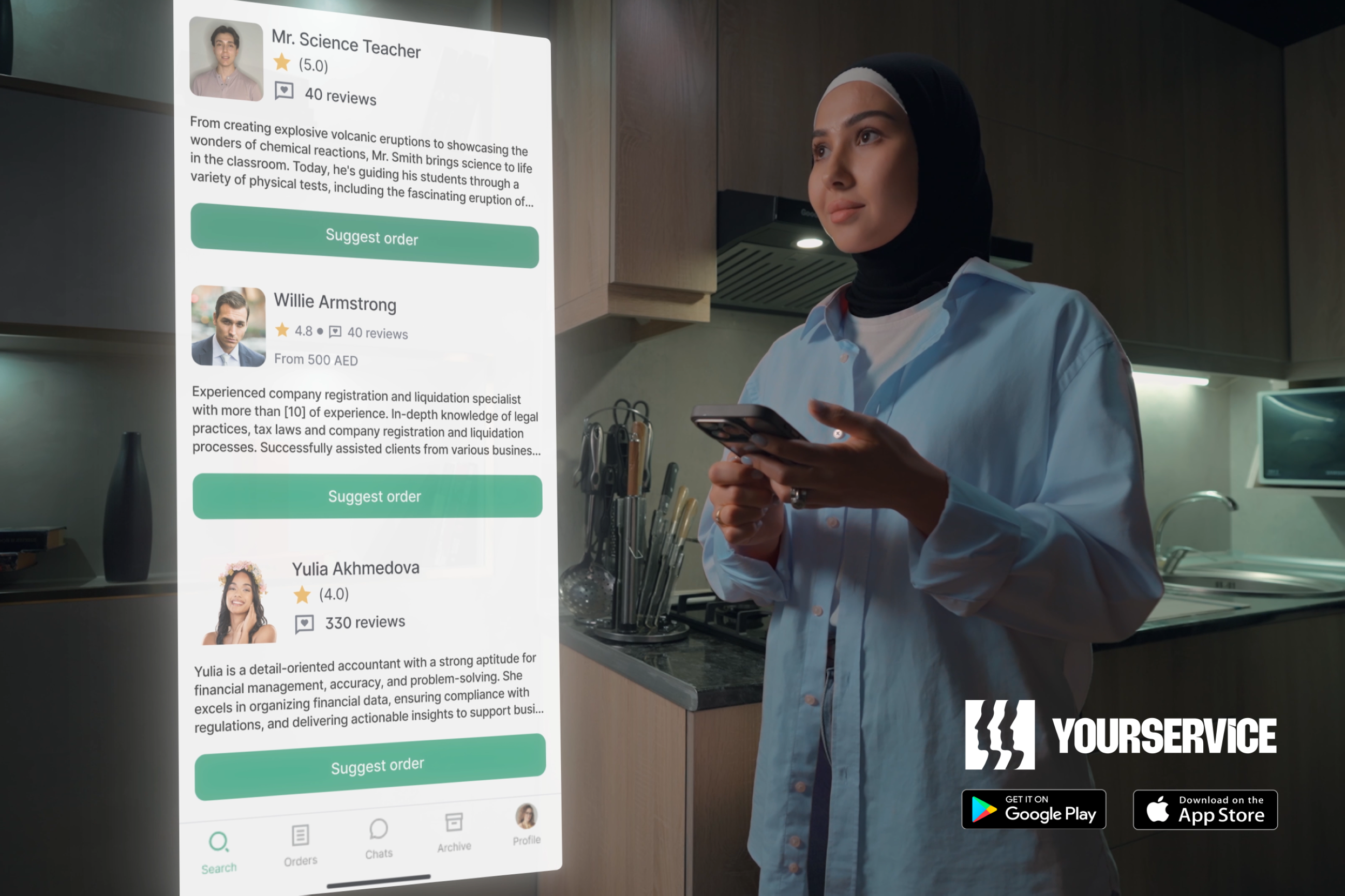 YourService: 8 out of 10 find the right specialist in 24 hours