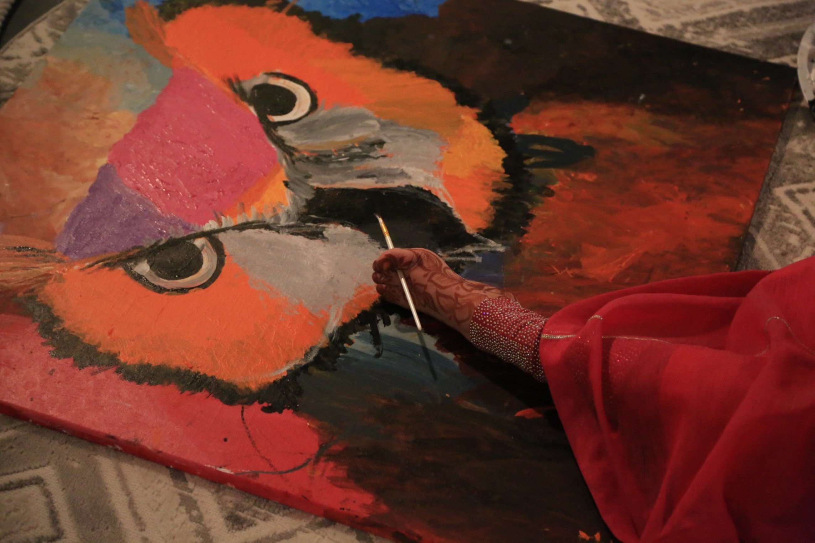 Disability fails to dent Emirati artist Moza Abdullah's spirit