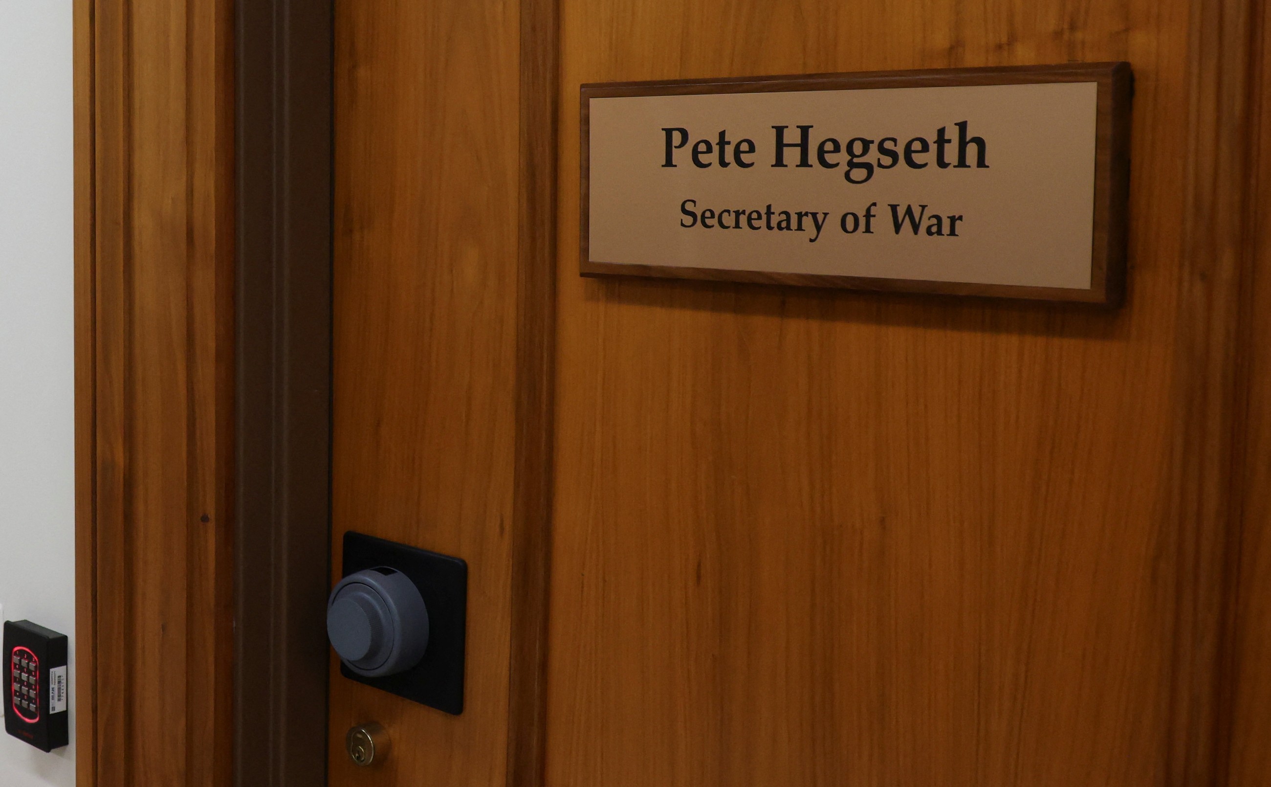 Trump executive order aims to rename the Department of Defense as the Department of War
