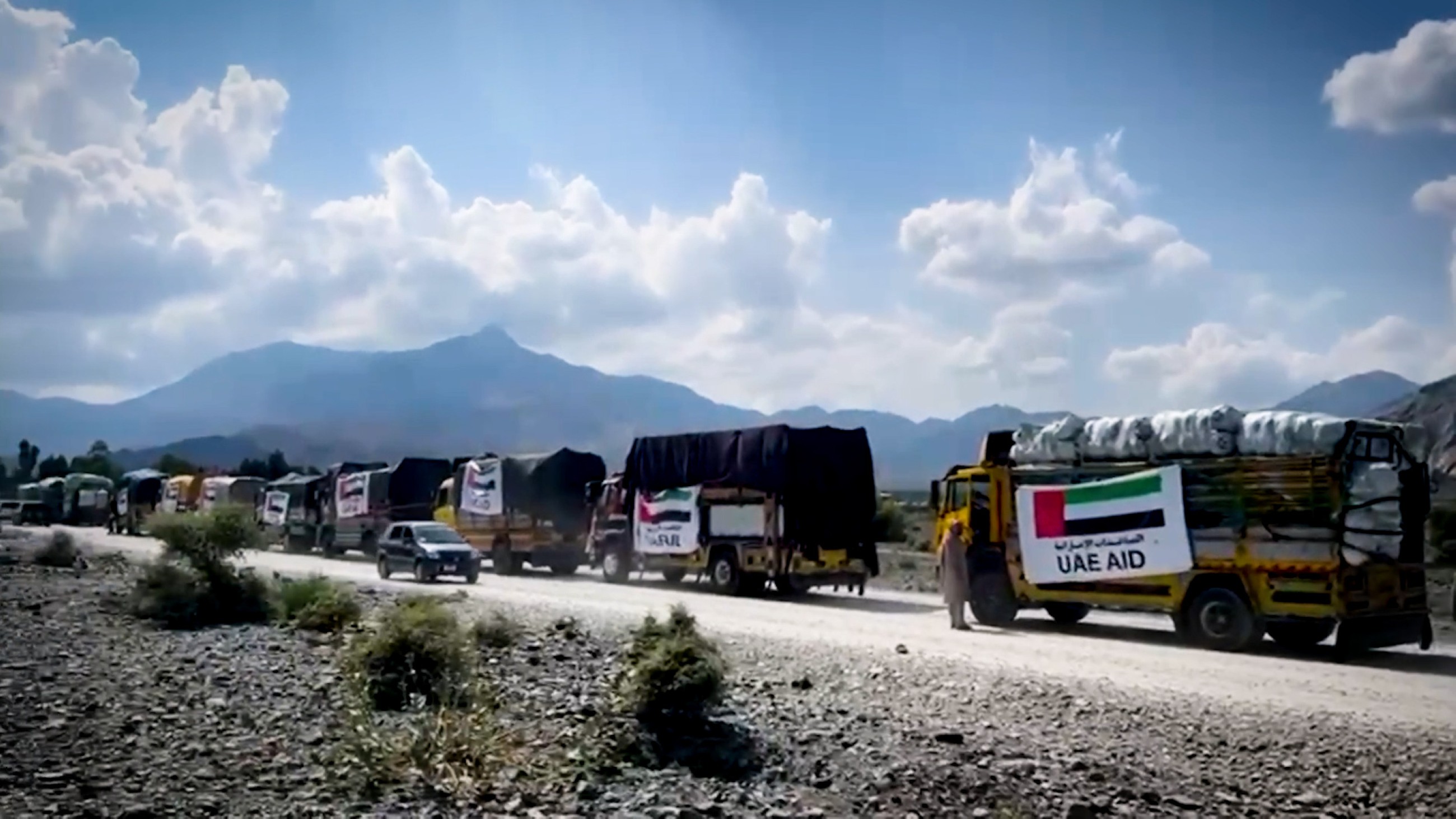 UAE delivers 31 truckloads of aid to quake-hit Afghan victims