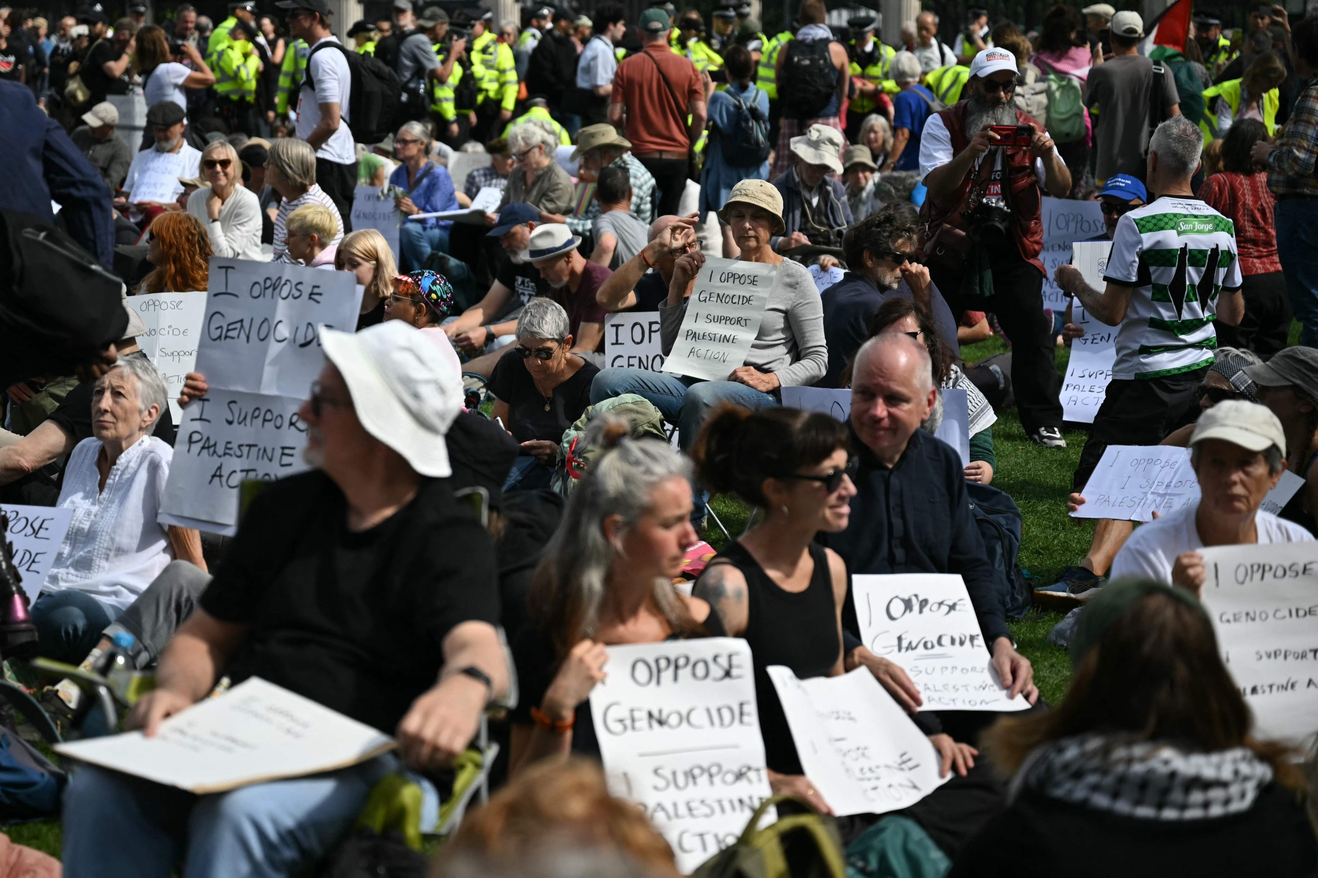 UK police arrest hundreds in latest Palestine Action demo