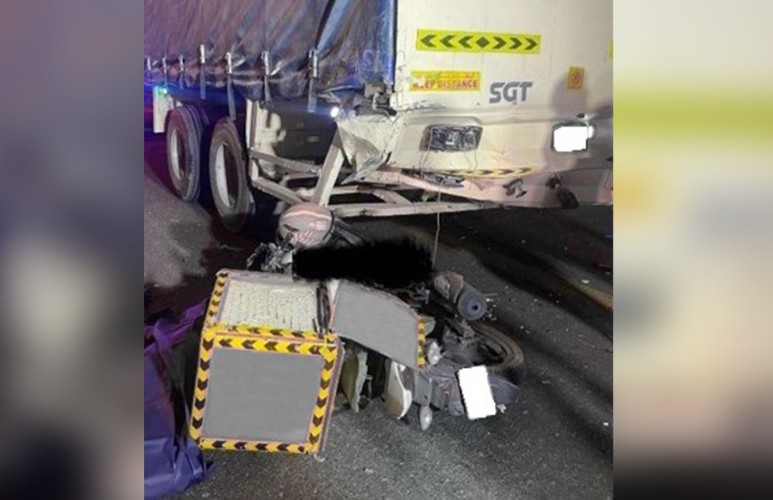 Motorcyclist killed in Sheikh Zayed Road crash after truck stops on hard shoulder