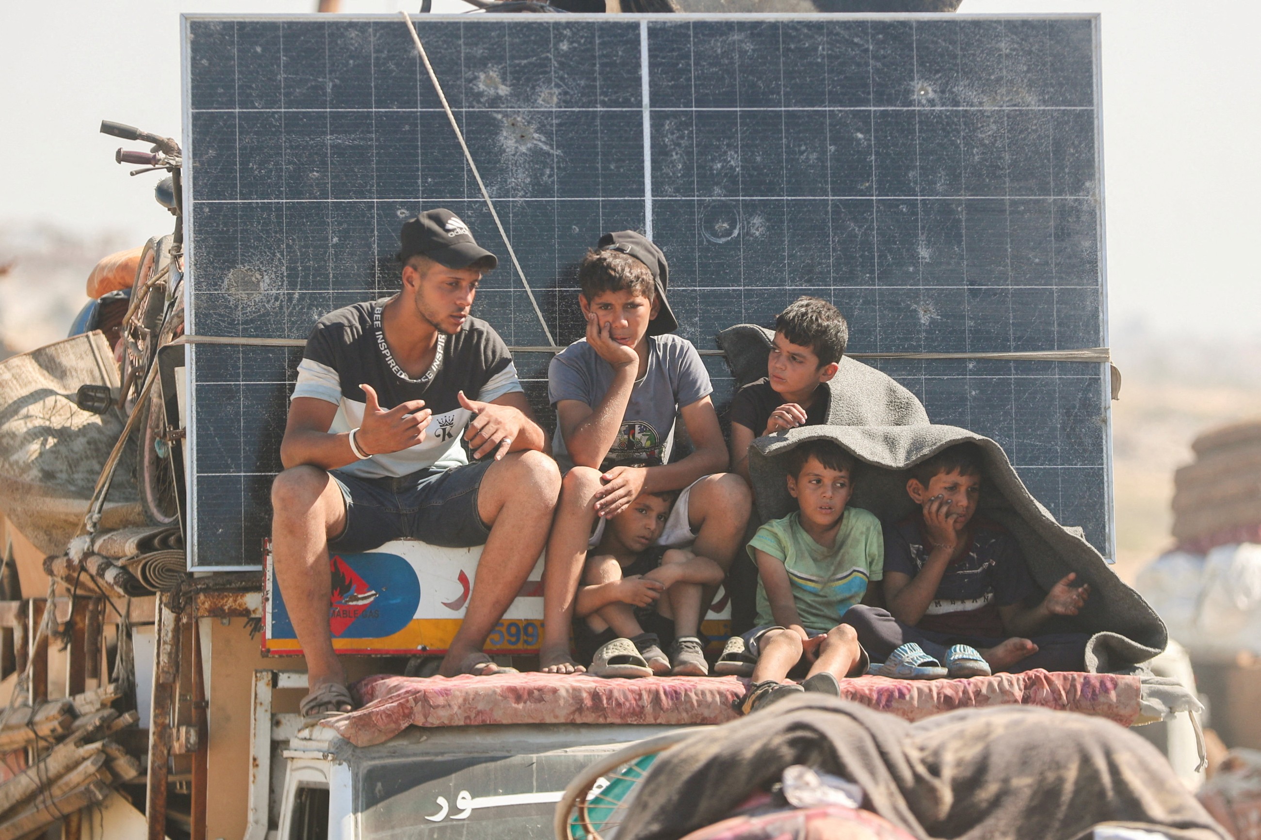 'Israel forced us to flee. I told my terrified toddler we’re going camping’
