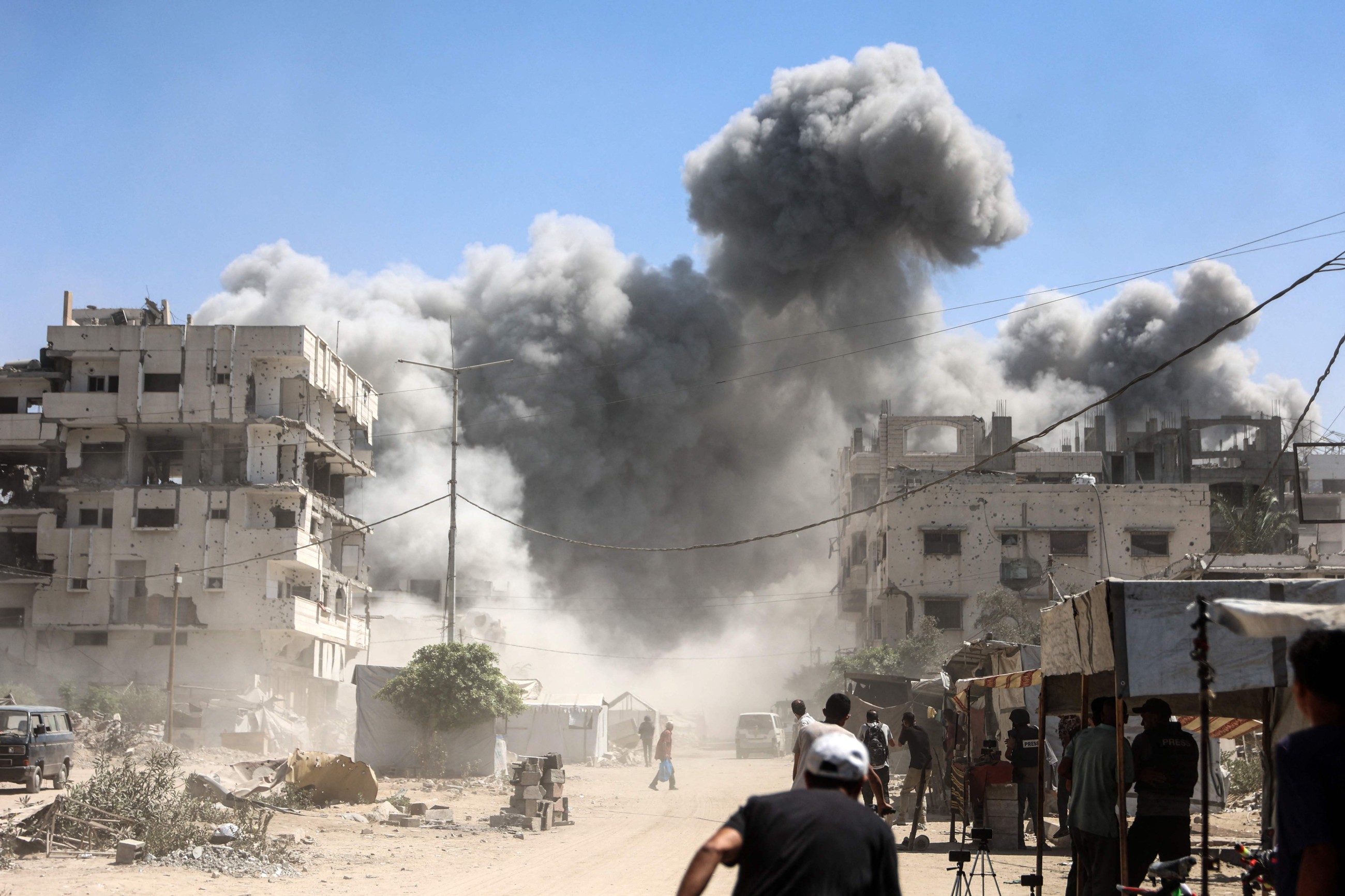 'Israel forced us to flee. I told my terrified toddler we’re going camping’