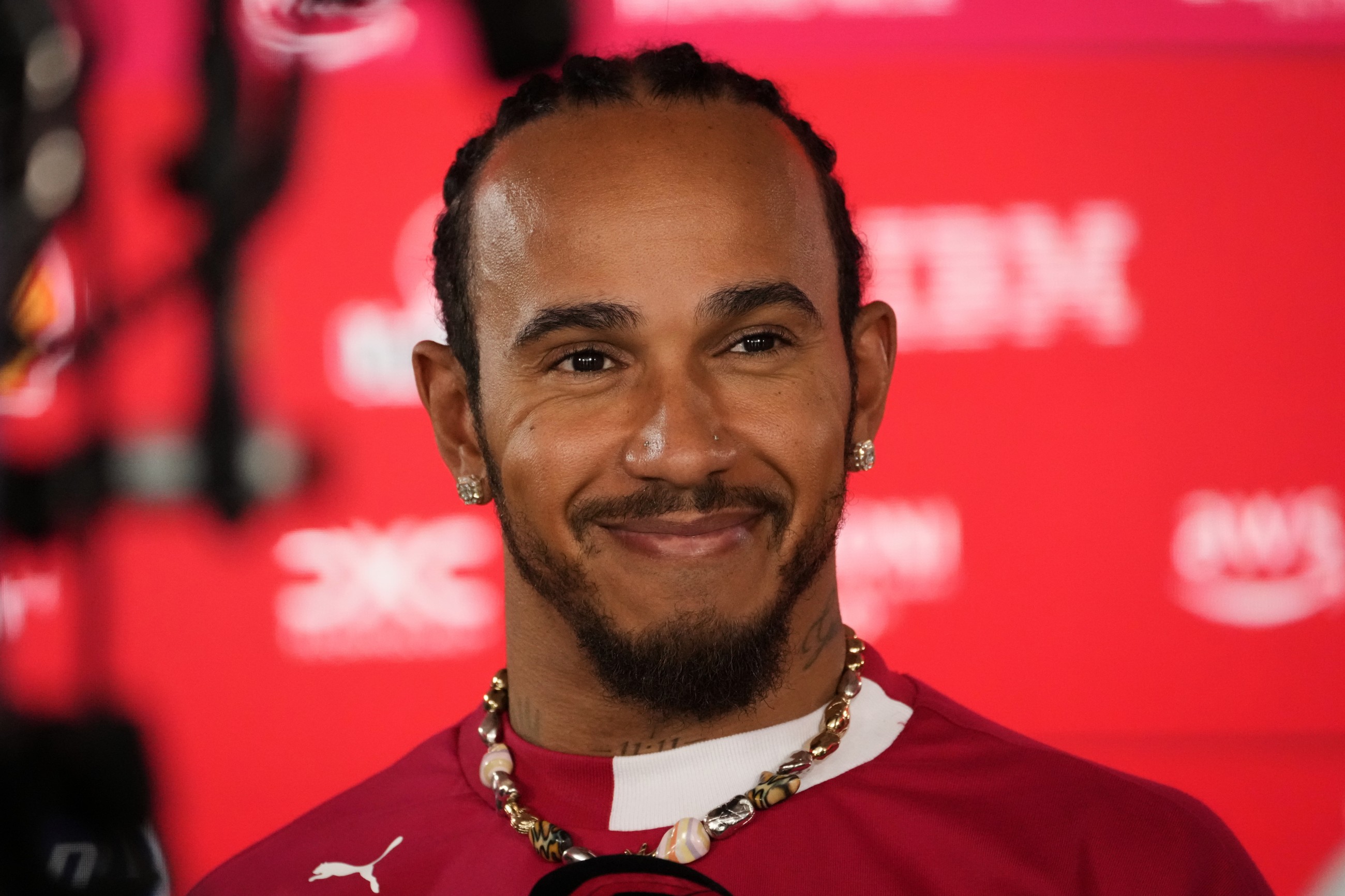 Hamilton leads Ferrari 1-2 in Azerbaijan GP practice session