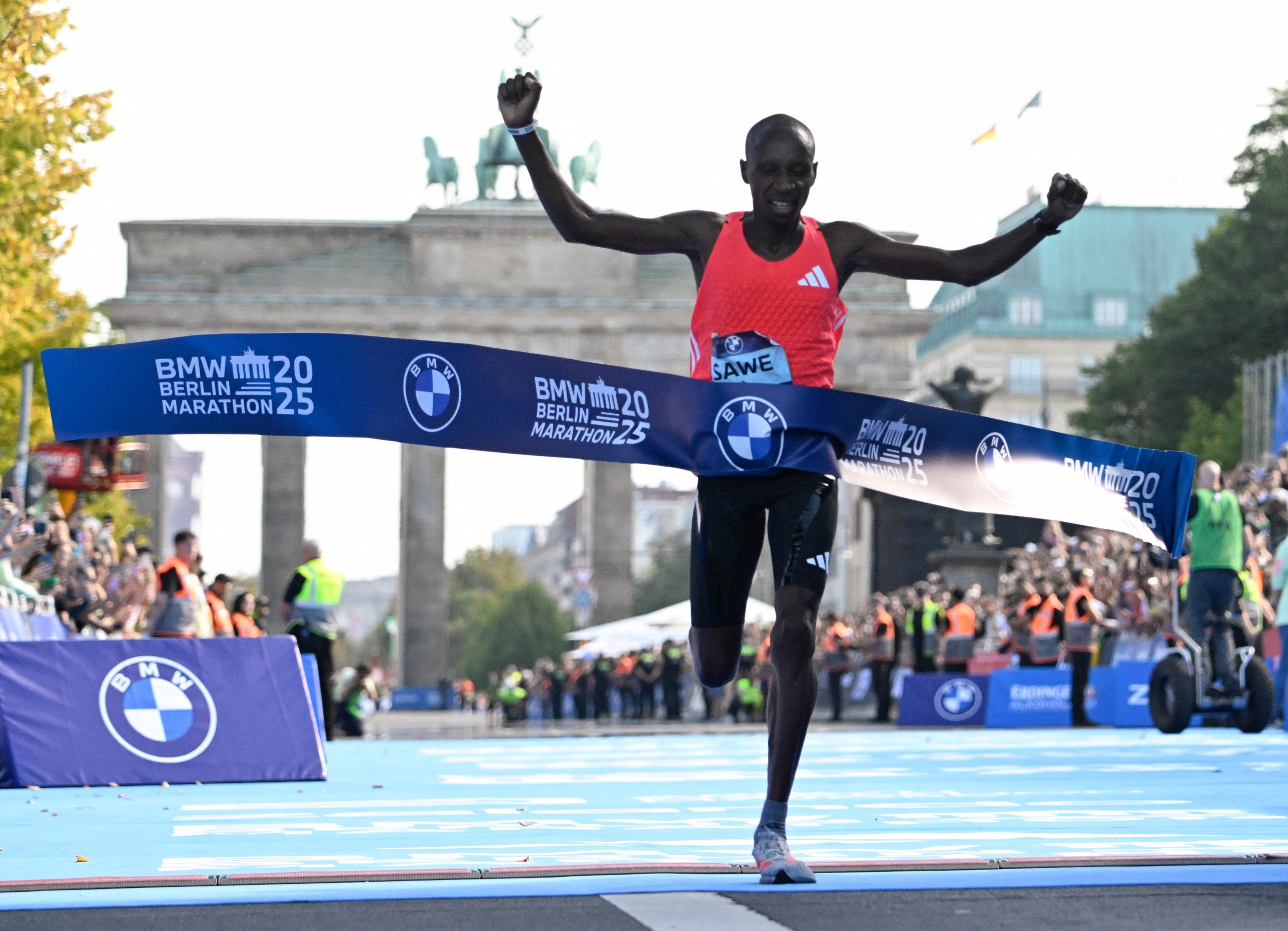 Kenya's Sabastian Sawe wins men's Berlin Marathon      