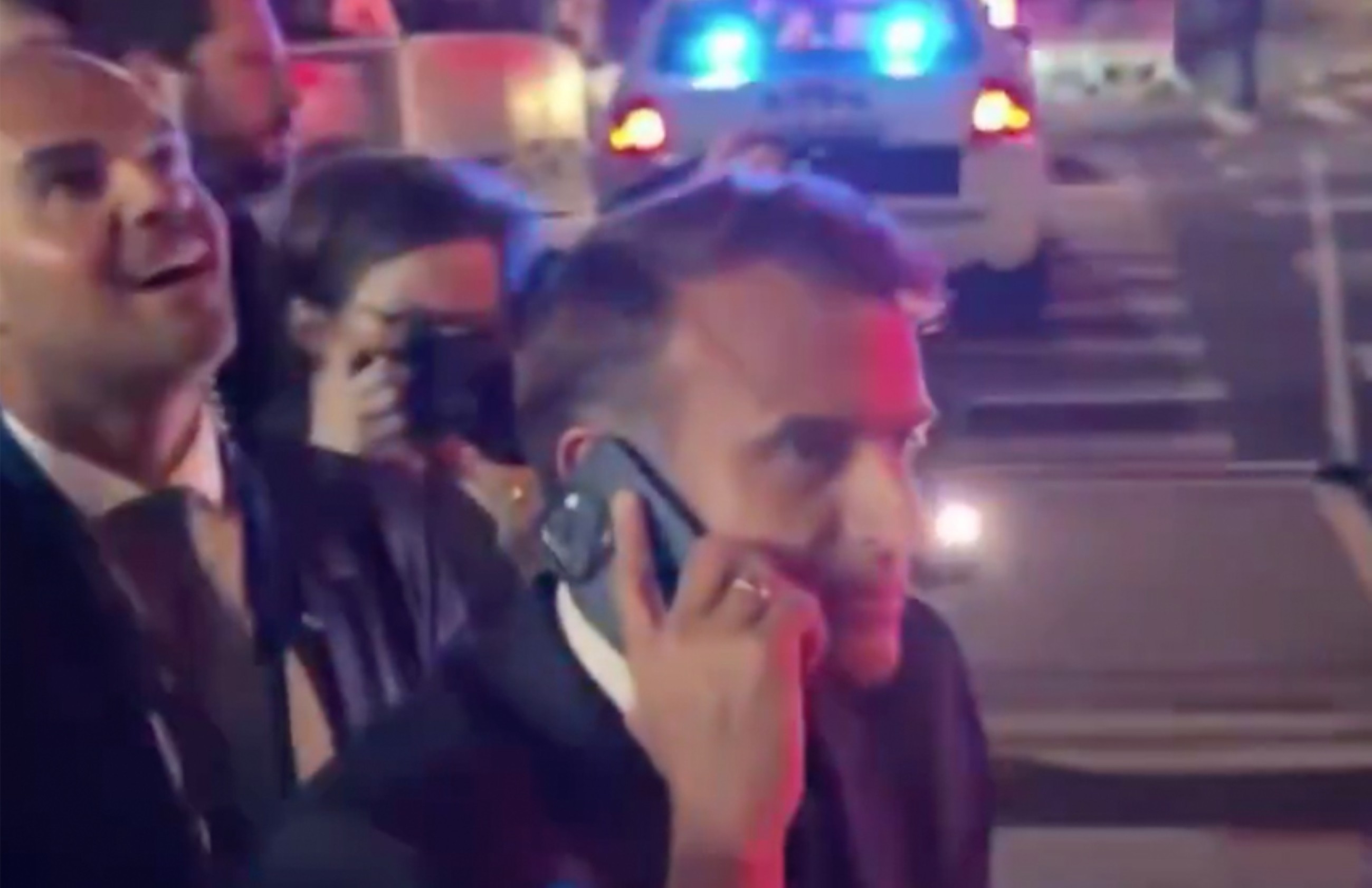 VIDEO: Macron blocked by New York police due to the passage of Trump convoy