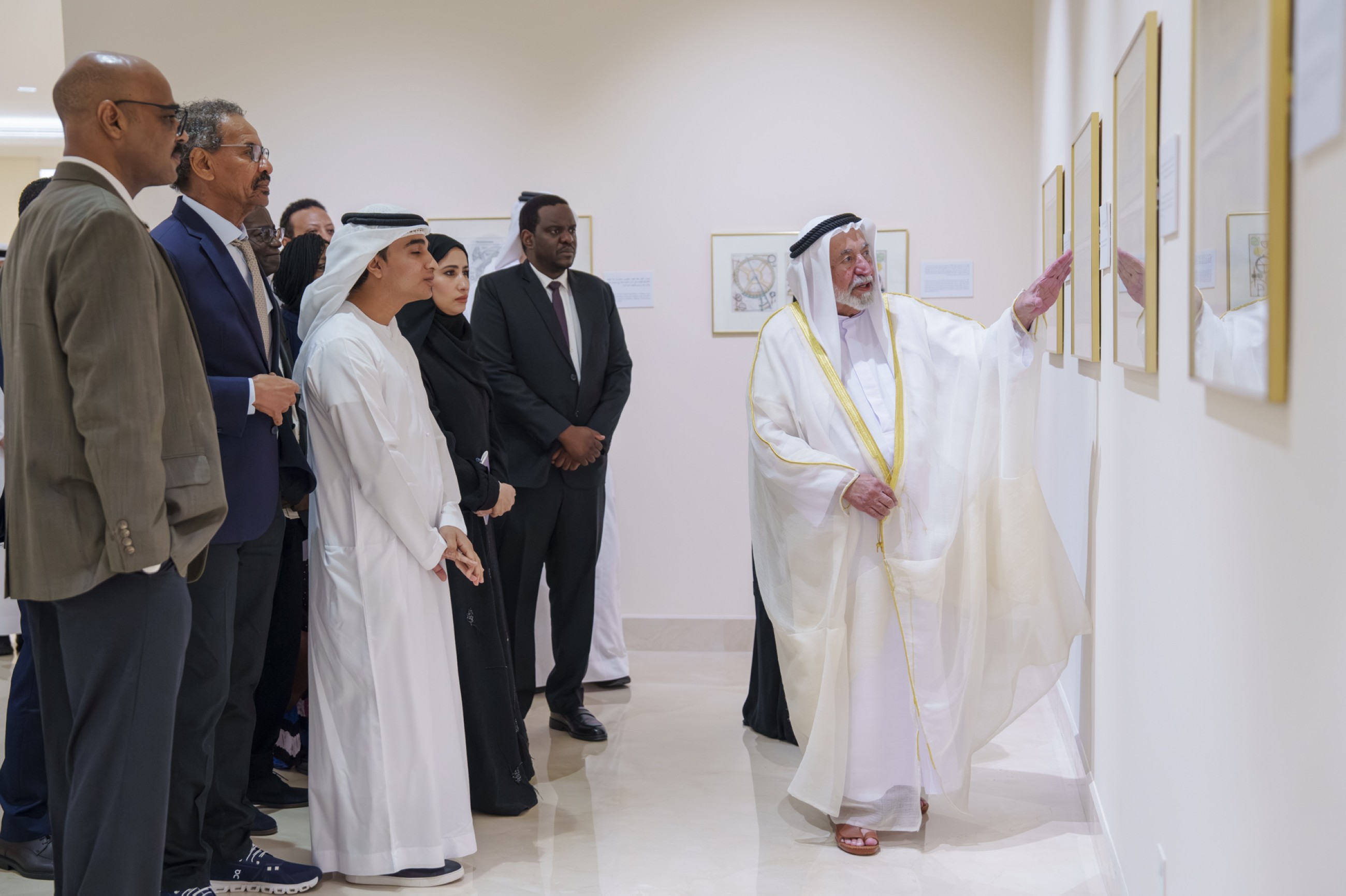 Sharjah Ruler meets first cohort of PhD students at Global Studies University