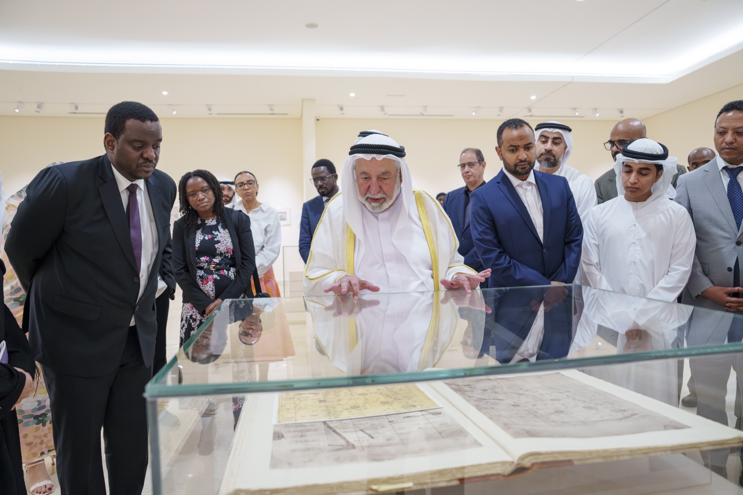 Sharjah Ruler meets first cohort of PhD students at Global Studies University