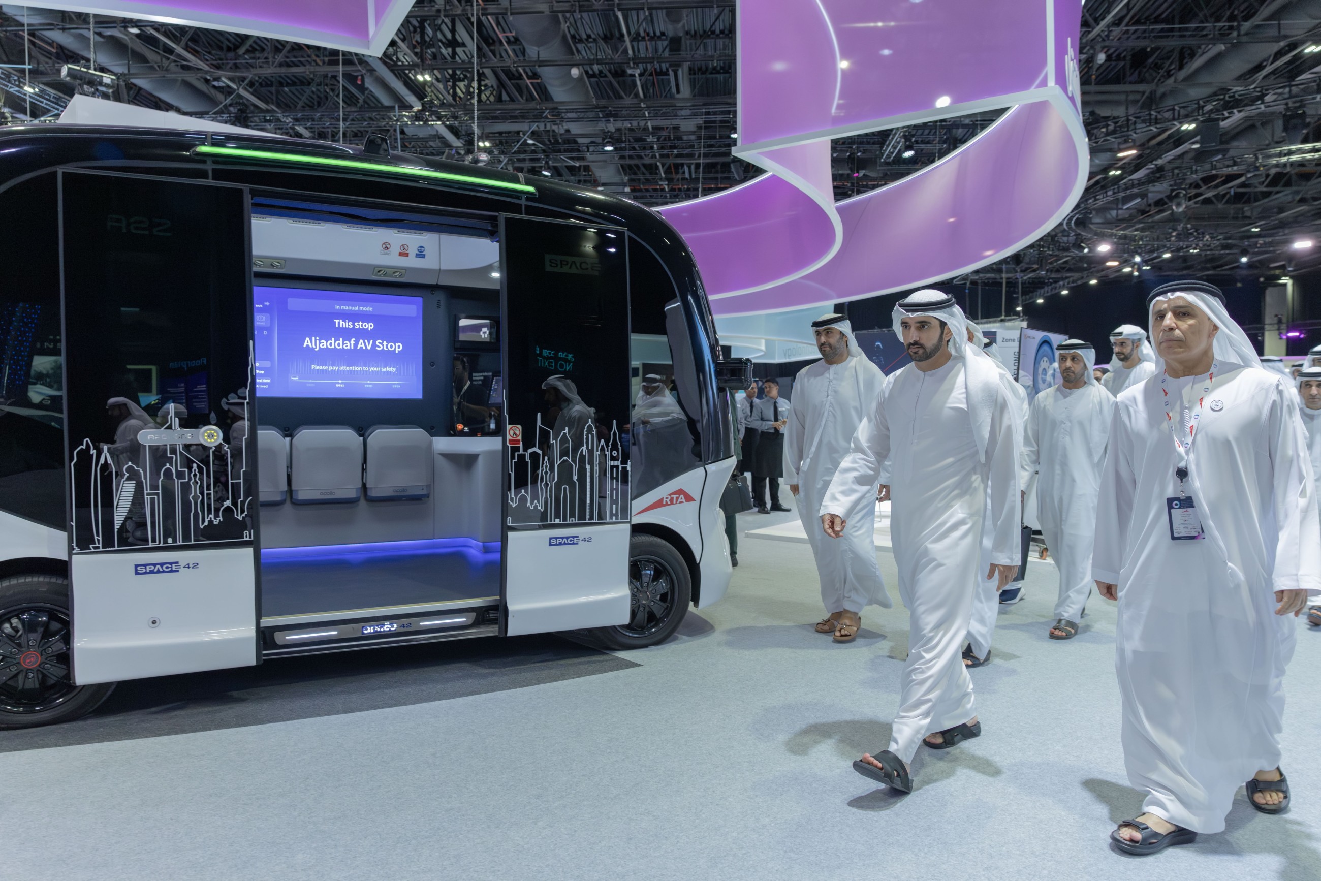 Sheikh Hamdan inaugurates Dubai World Self-Driving Transport Exhibition