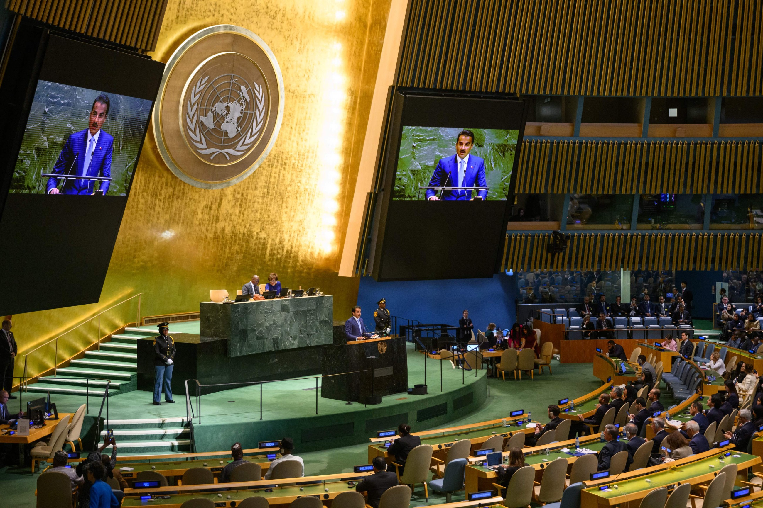 US, Arab leaders unite at UN to push for Gaza peace plan