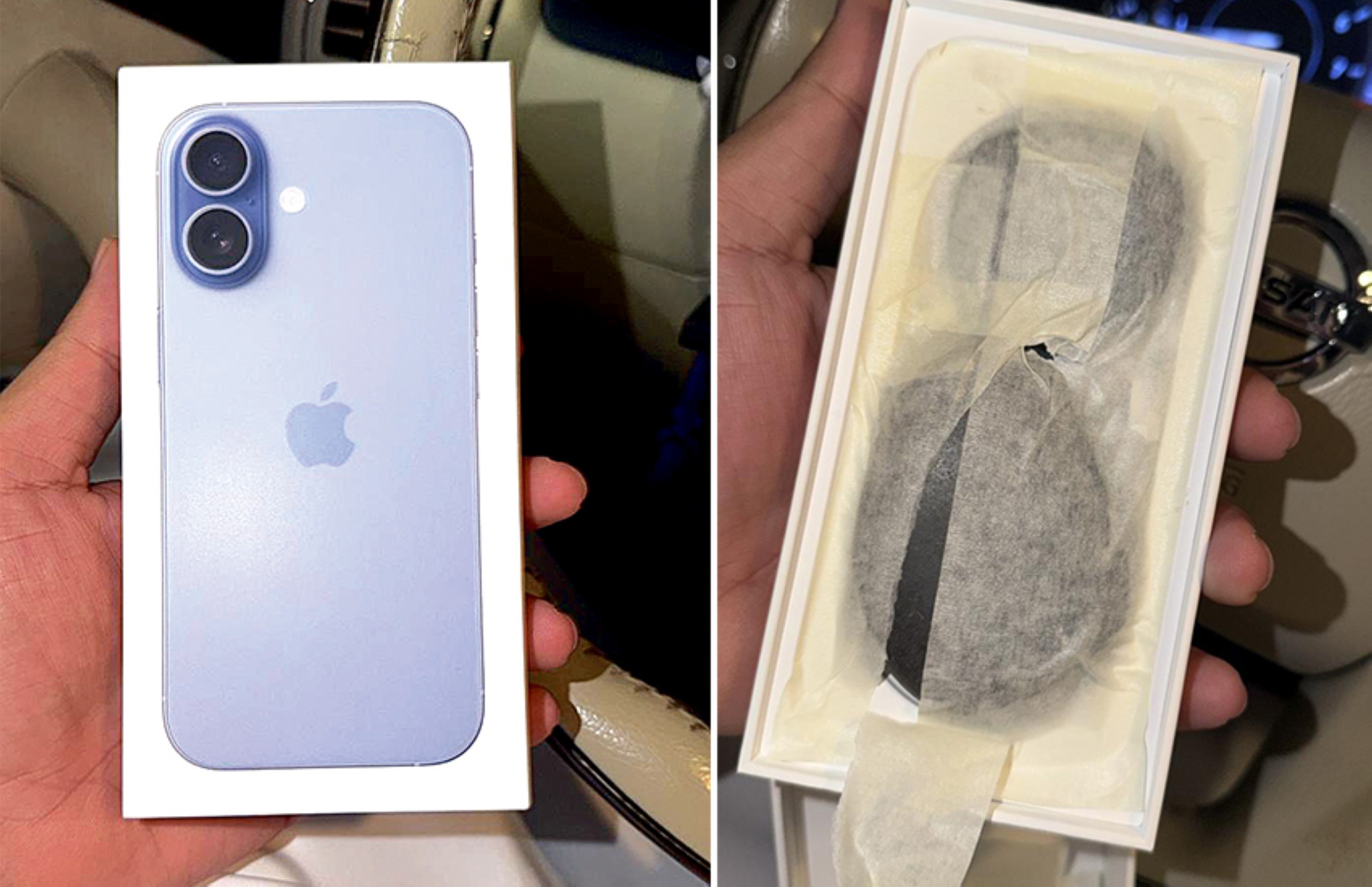 Man shocked after buying sealed iPhone 17 box filled with stones in UAE