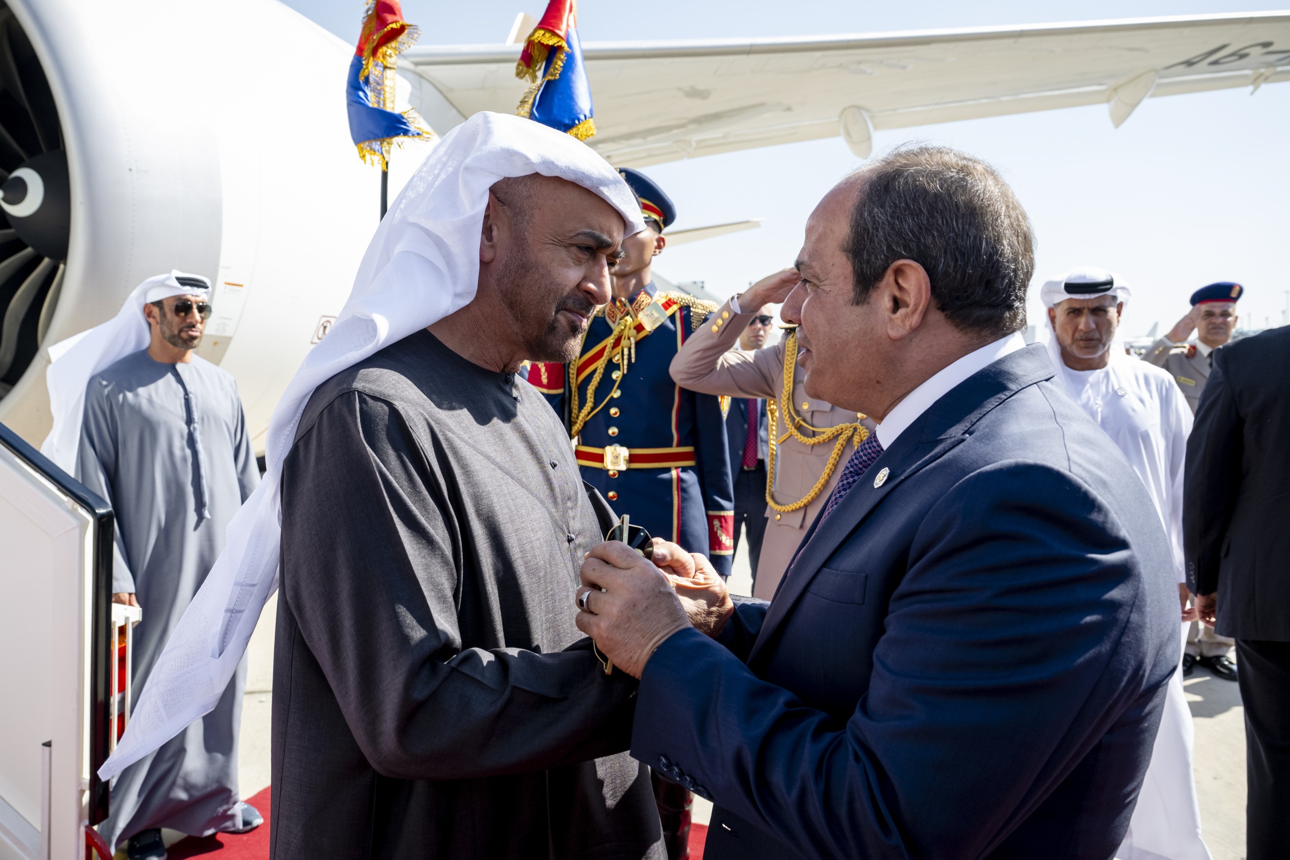 UAE, Egypt leaders say two-state solution only viable path for just peace in ME
