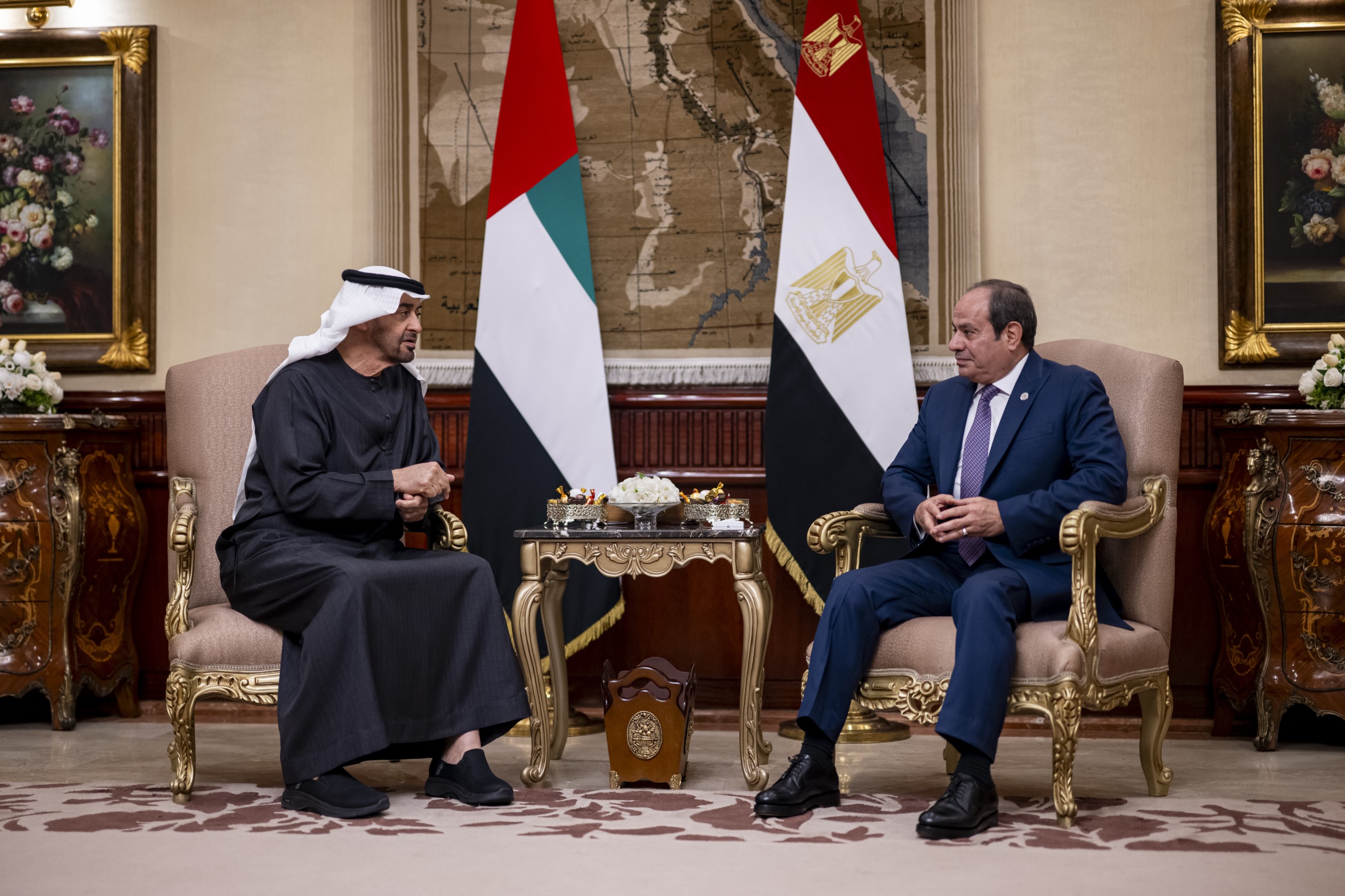 UAE, Egypt leaders say two-state solution only viable path for just peace in ME