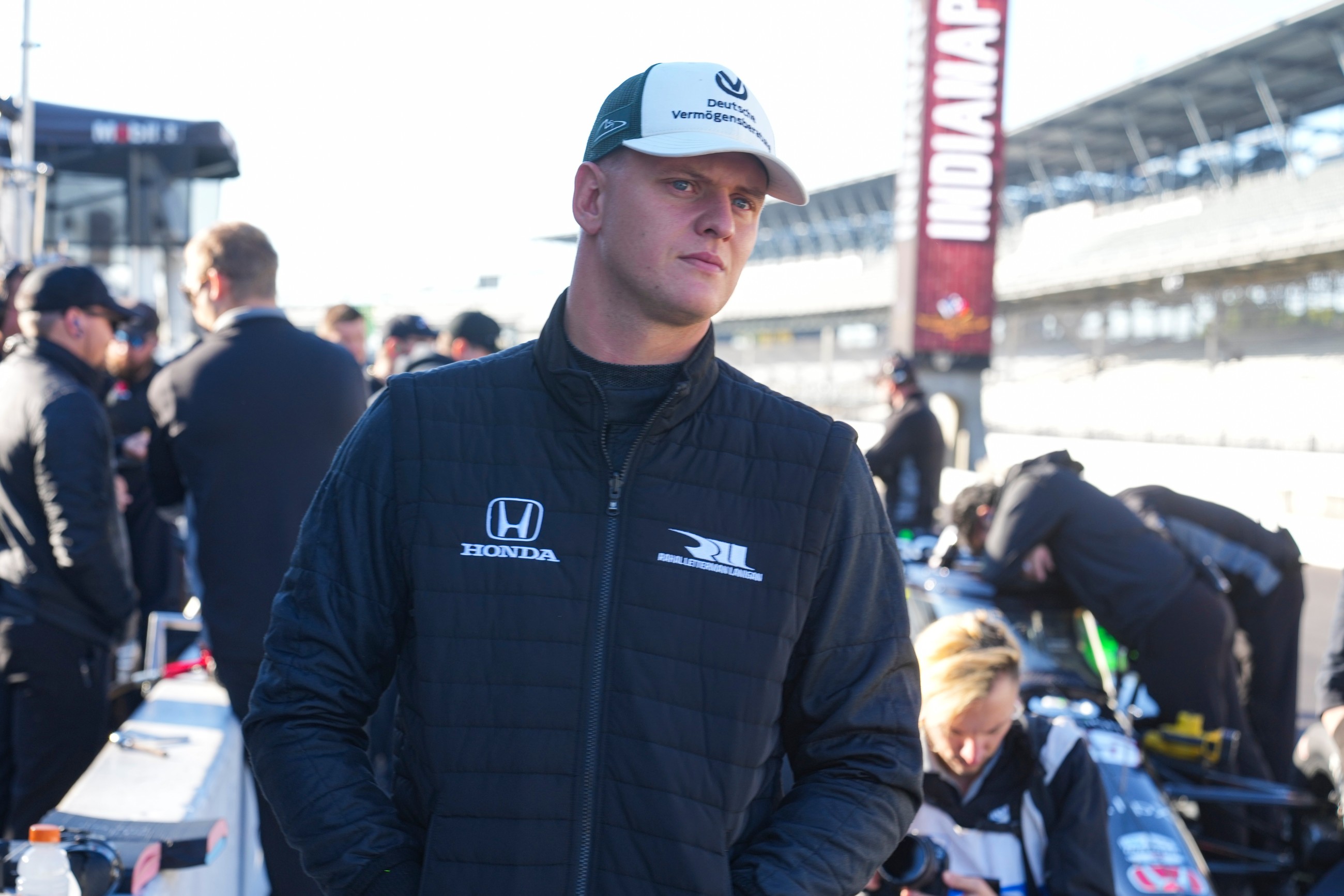 Formula One driver Mick Schumacher tests IndyCar at Indianapolis