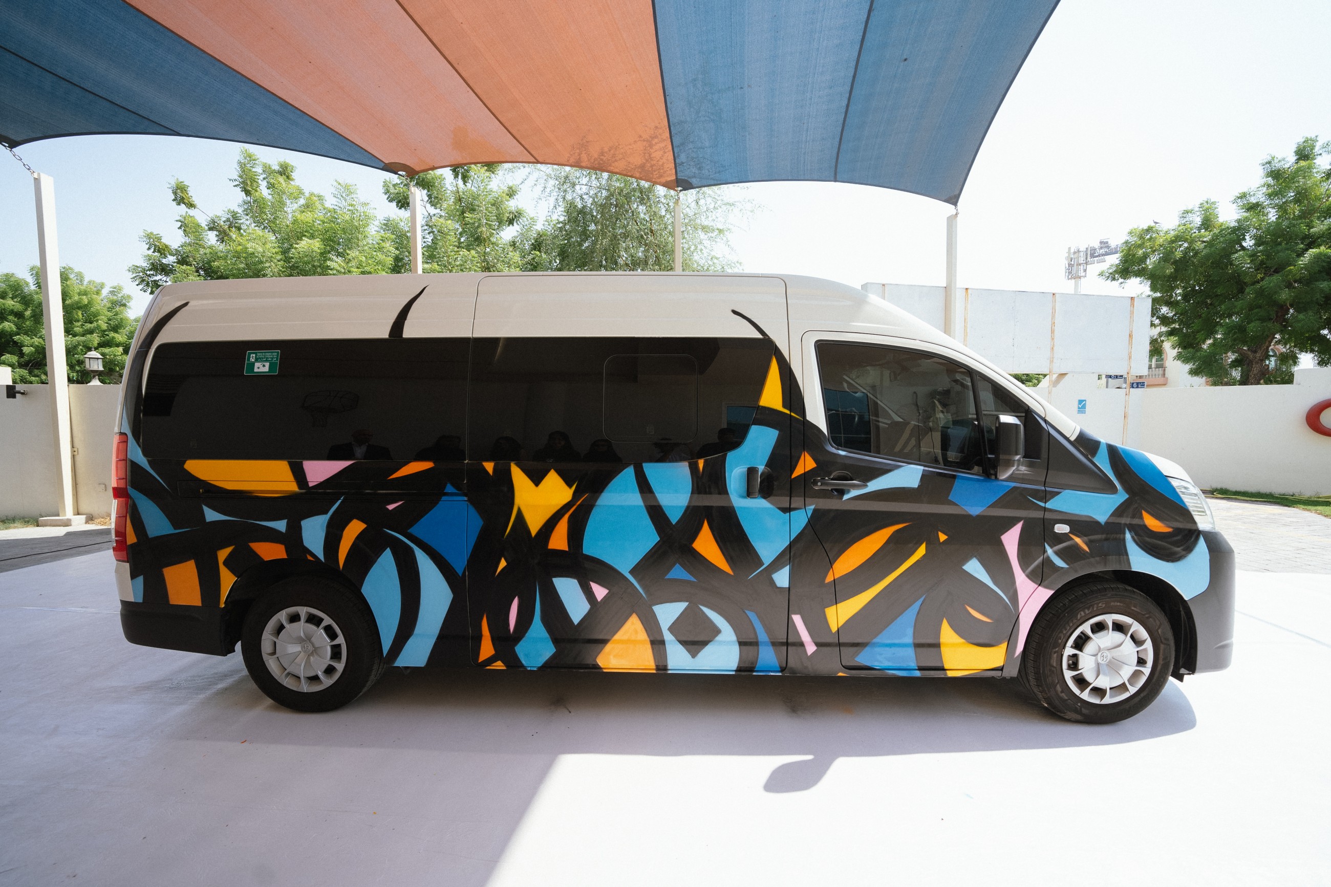 Art be a Part, SNF artists, eL Seed make school bus an inclusive canvas