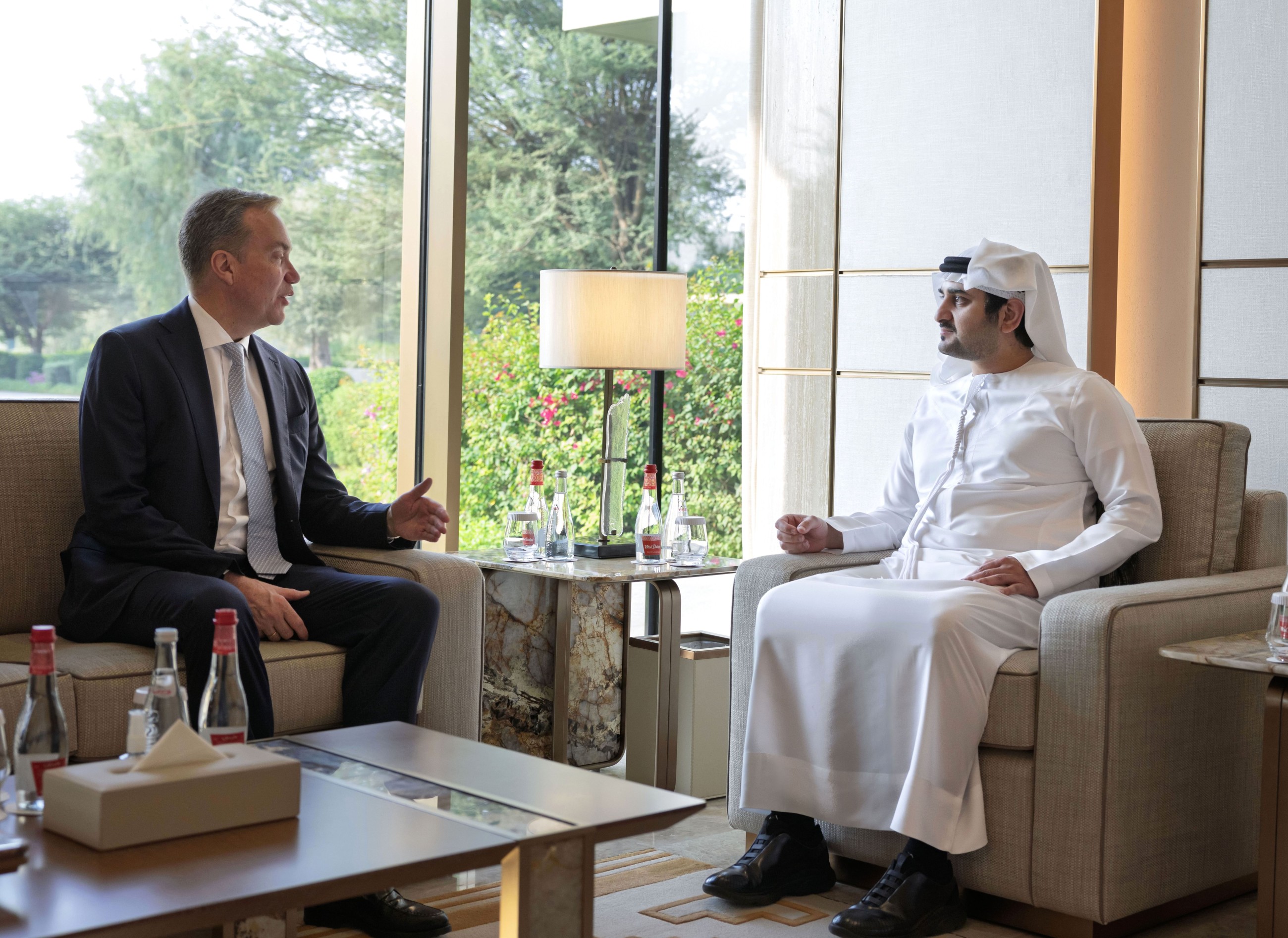 Maktoum and WEF president highlight strategic partnership
