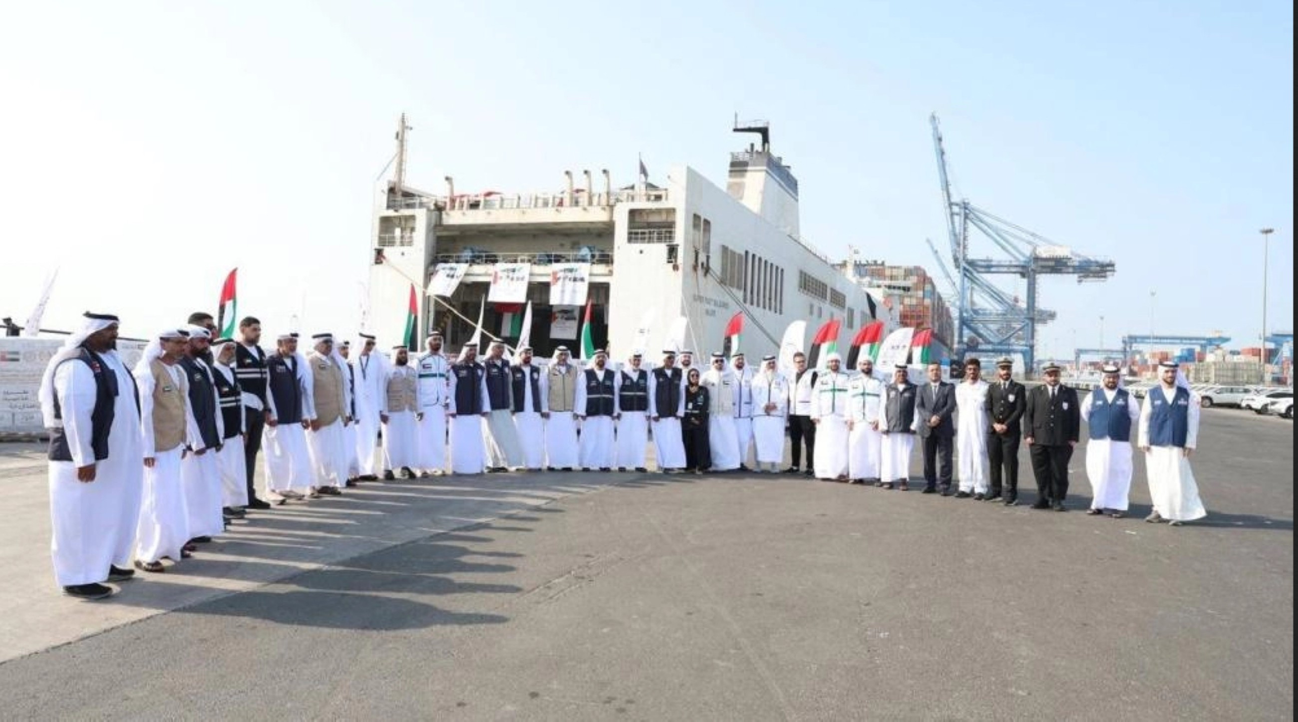 VIDEO: Tenth UAE humanitarian ship sails to Gaza with 7,200 tonnes of food and medical relief