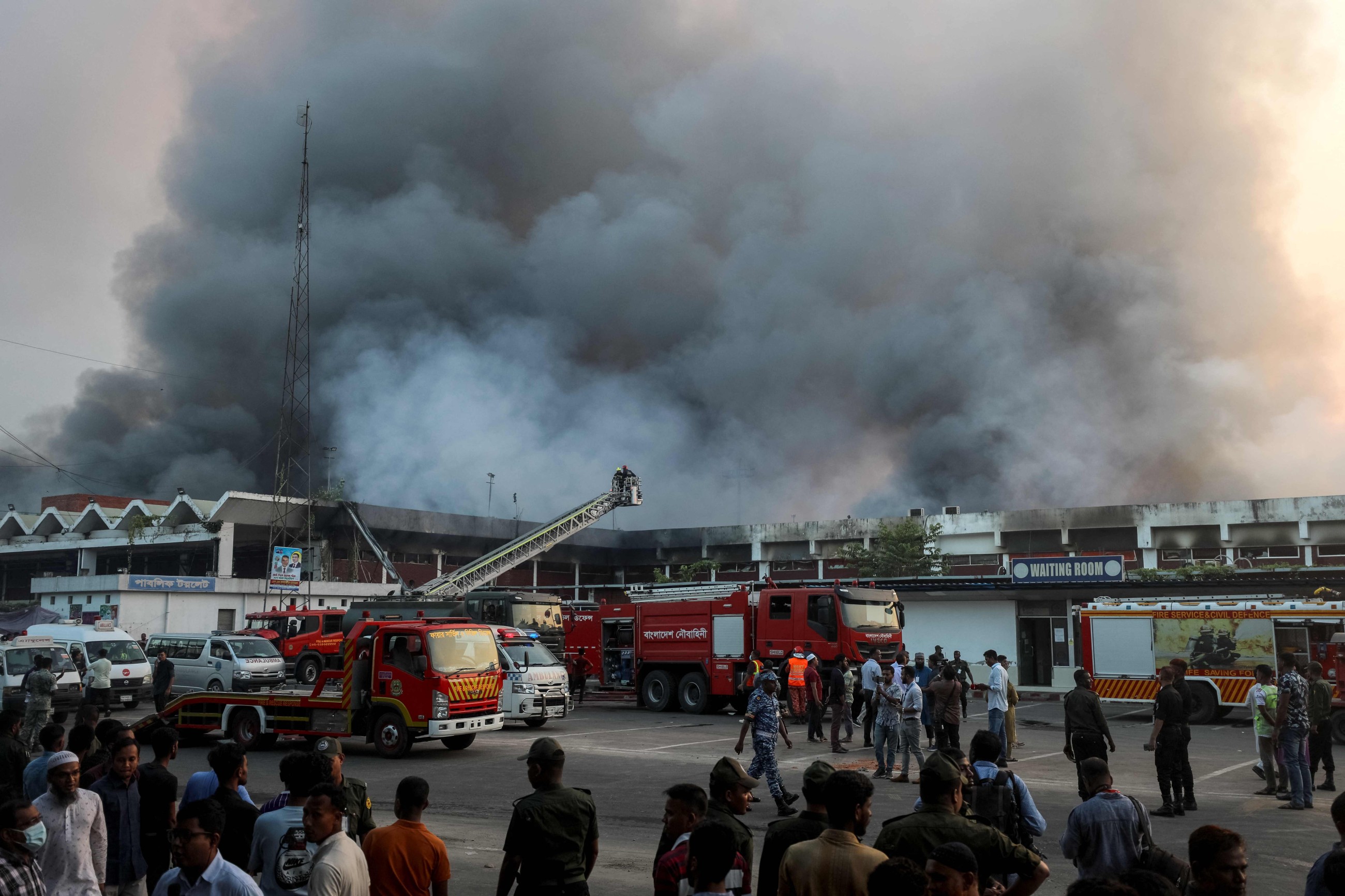 Flights resume at Dhaka airport after fire forced operations to halt