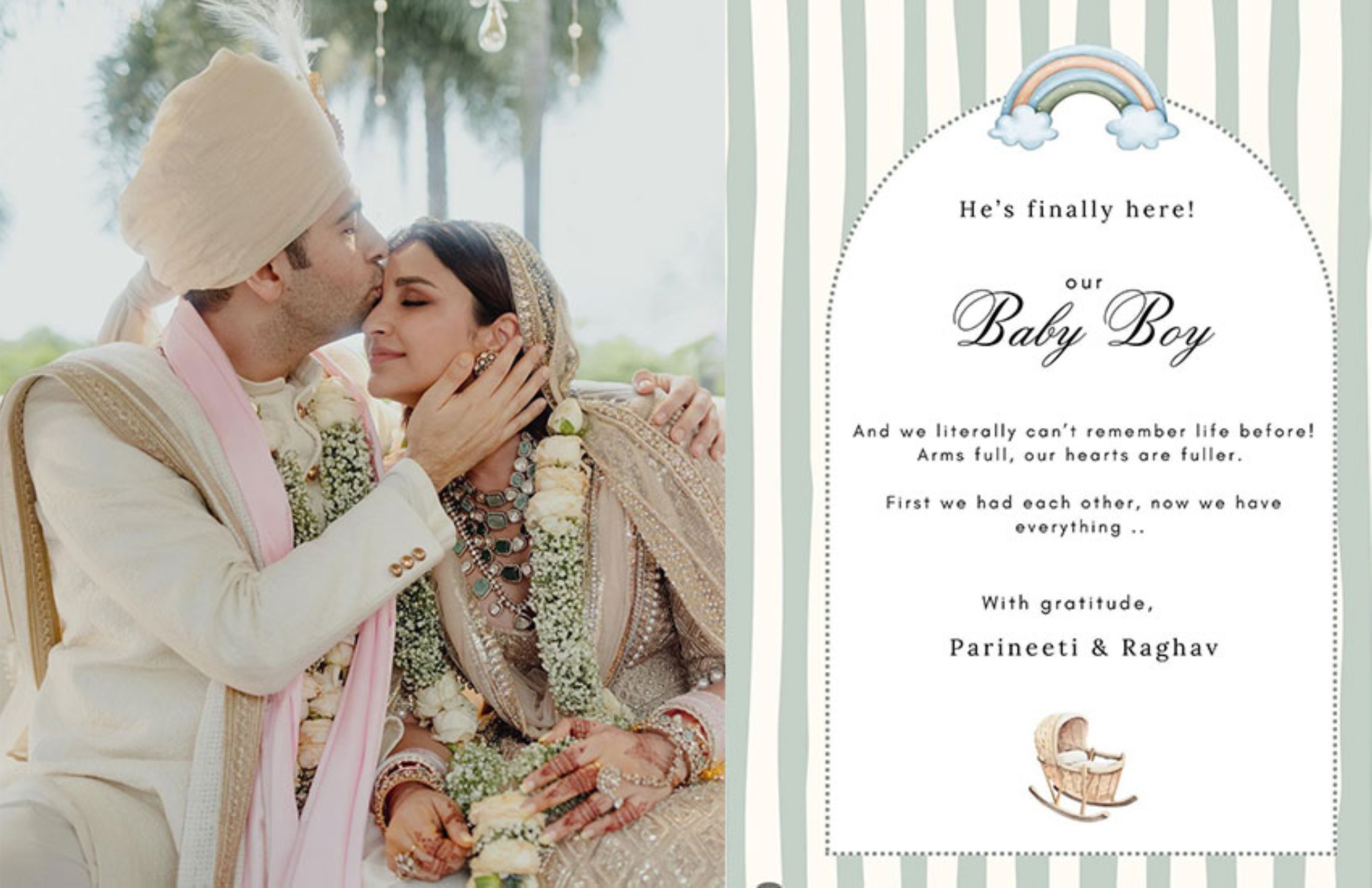 Bollywood star Parineeti Chopra, politician Raghav blessed with baby boy