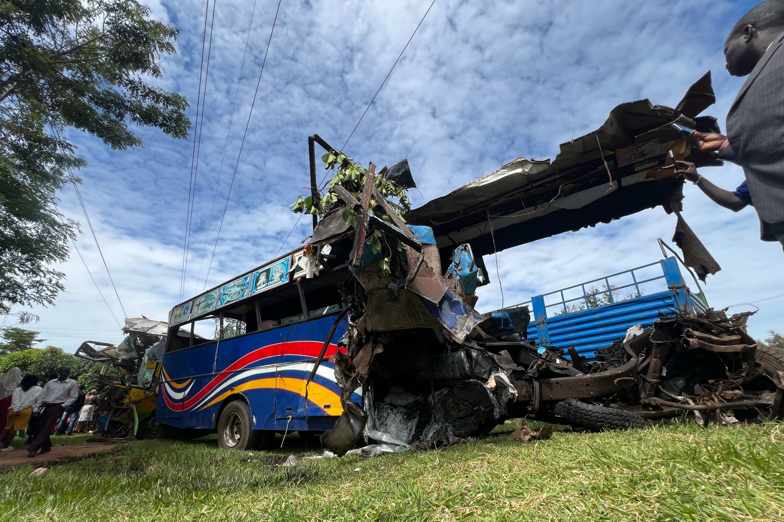 'Head-on' bus collision kills 46 people in Uganda