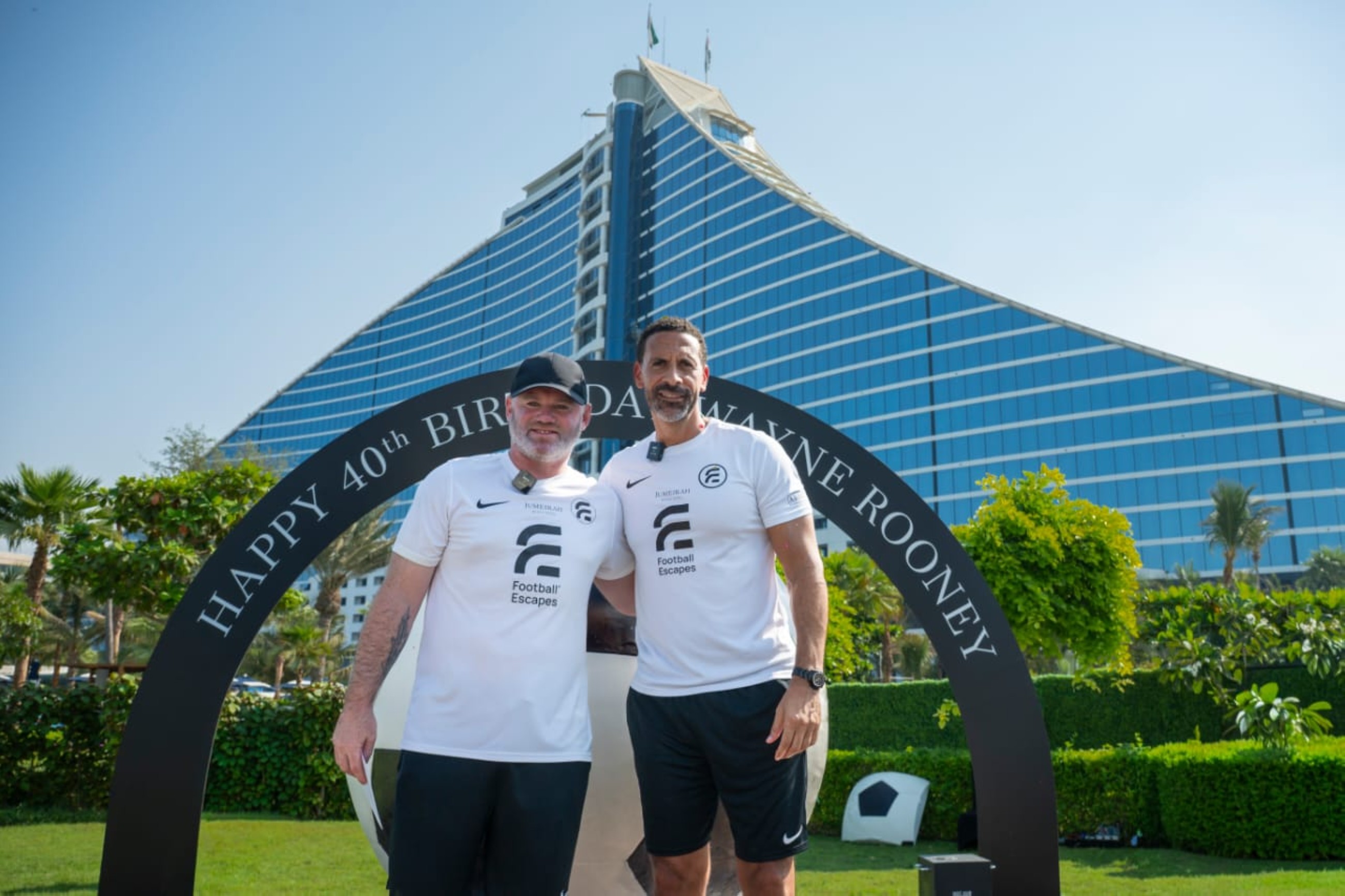 Football legend Wayne Rooney celebrates 40th birthday with fans in Dubai