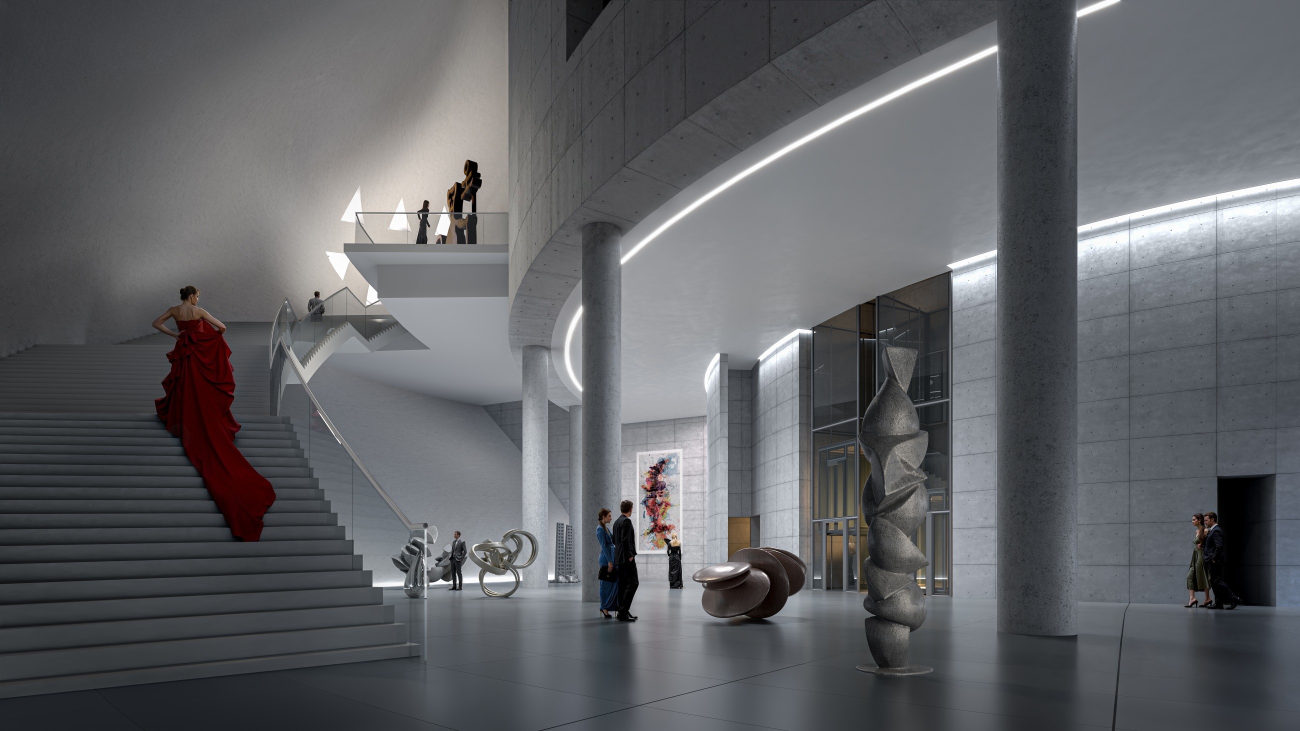 Dubai unveils Tadao Ando-designed Dubai Museum of Art on the Creek