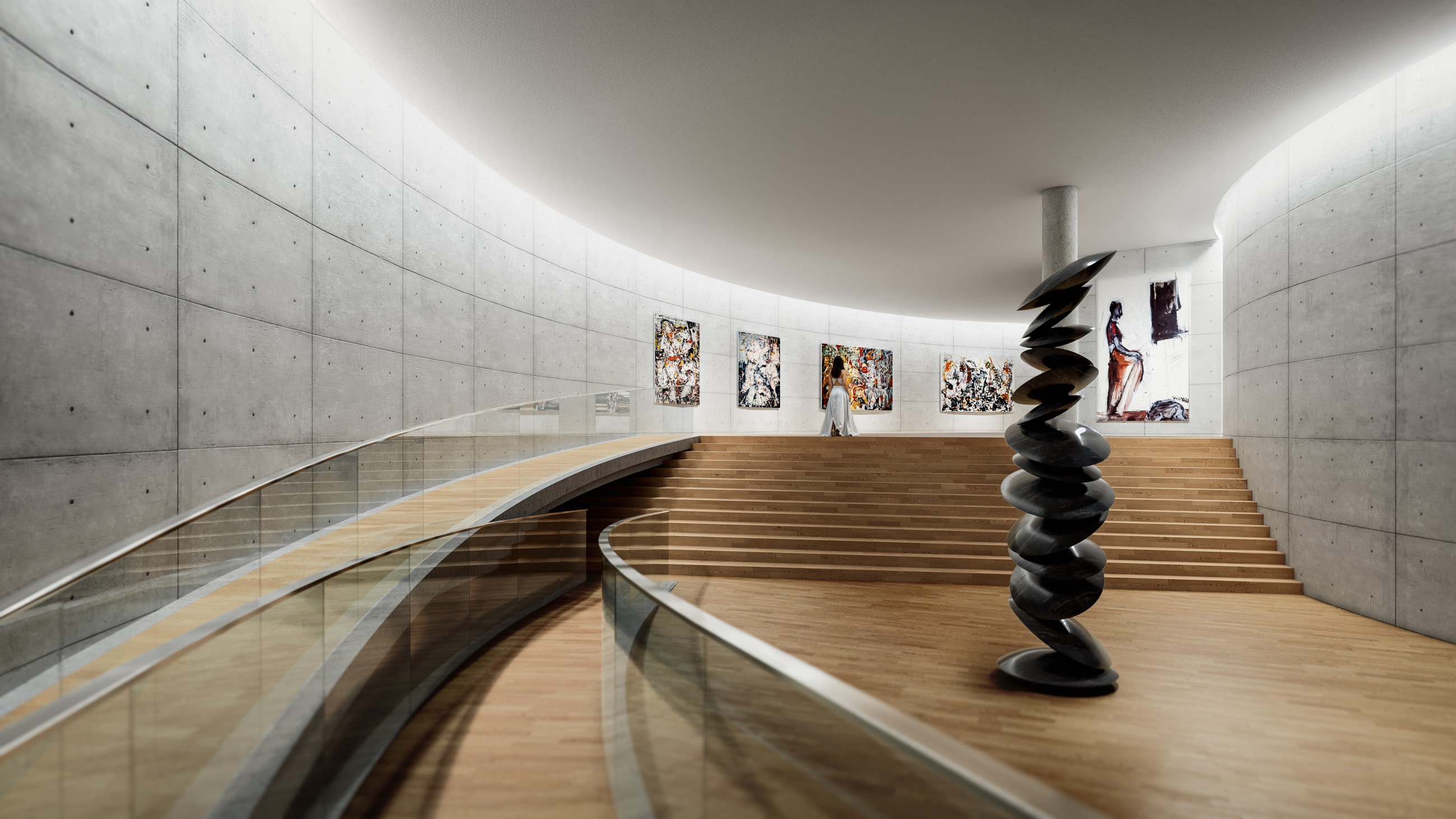 Dubai unveils Tadao Ando-designed Dubai Museum of Art on the Creek