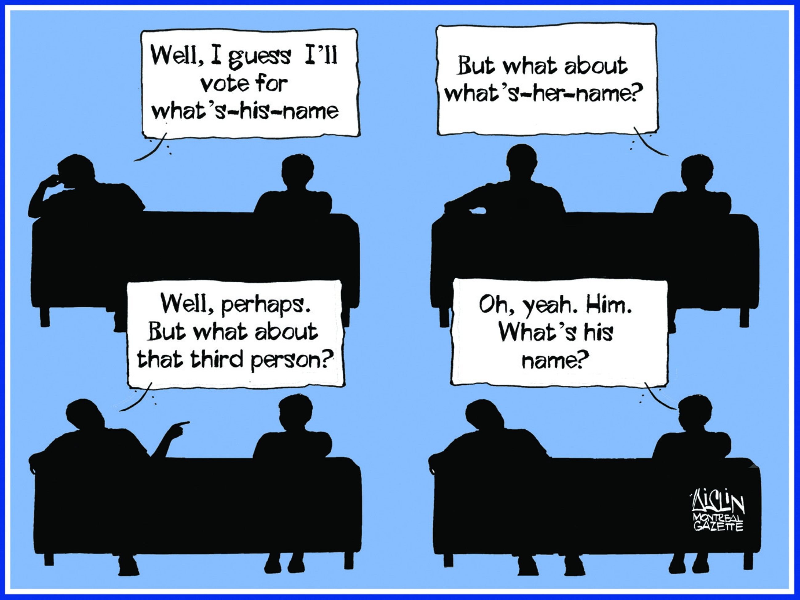 And the vote goes to. . .