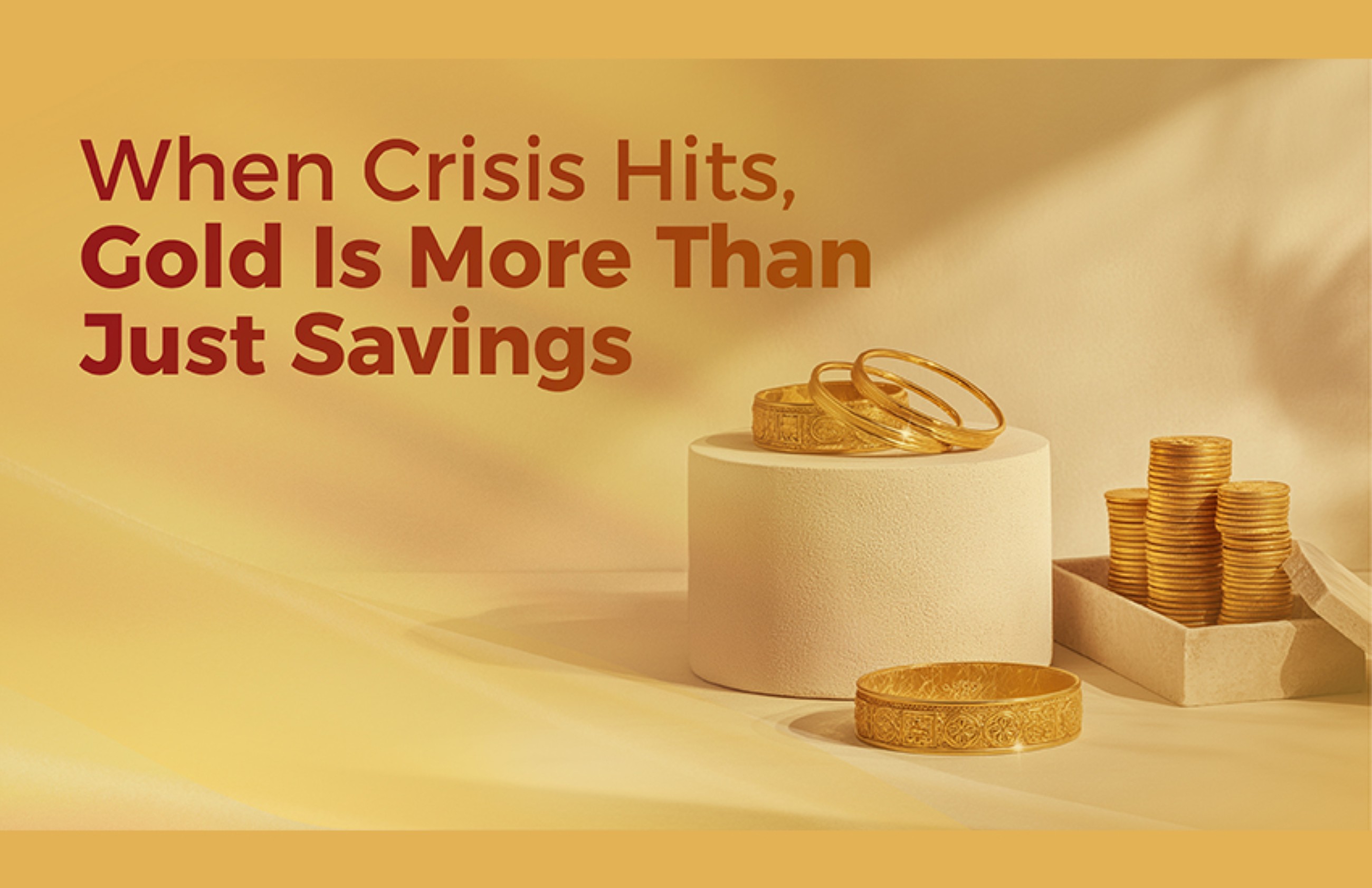When crisis hits, gold is more than just savings