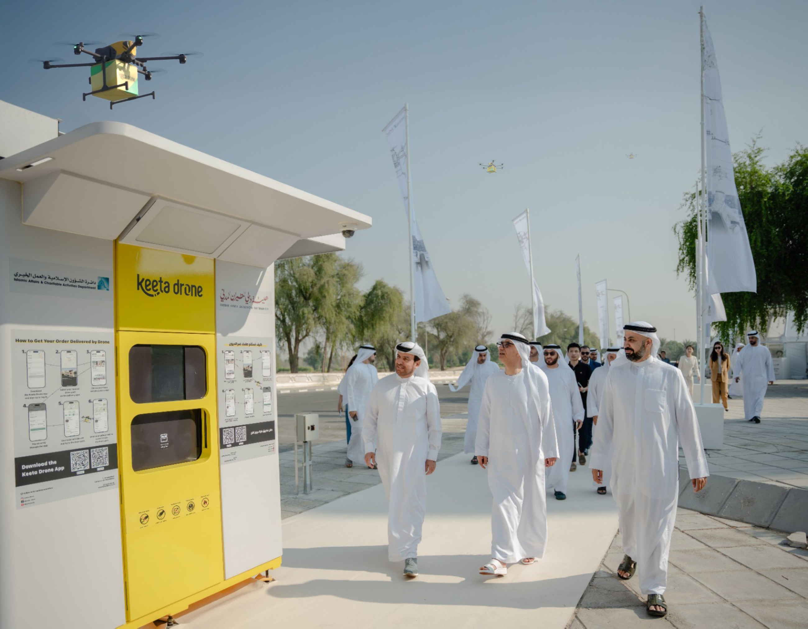 Dubai launches new route for drone parcel delivery