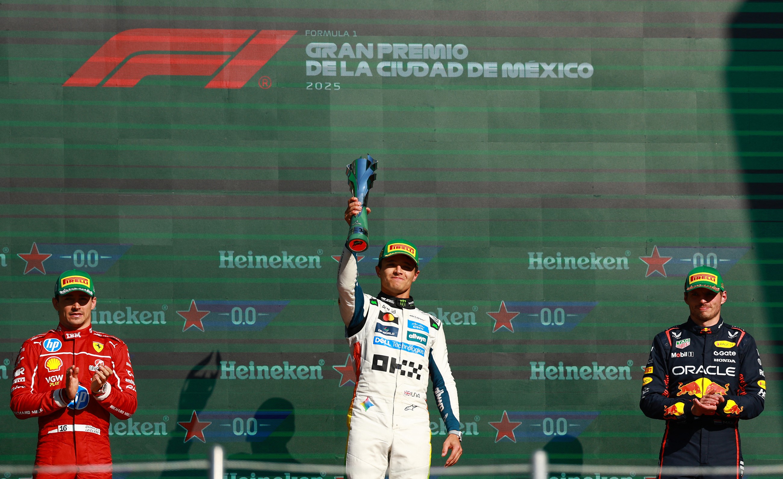 Calm Norris plans to stay relaxed after taking lead in F1 title race