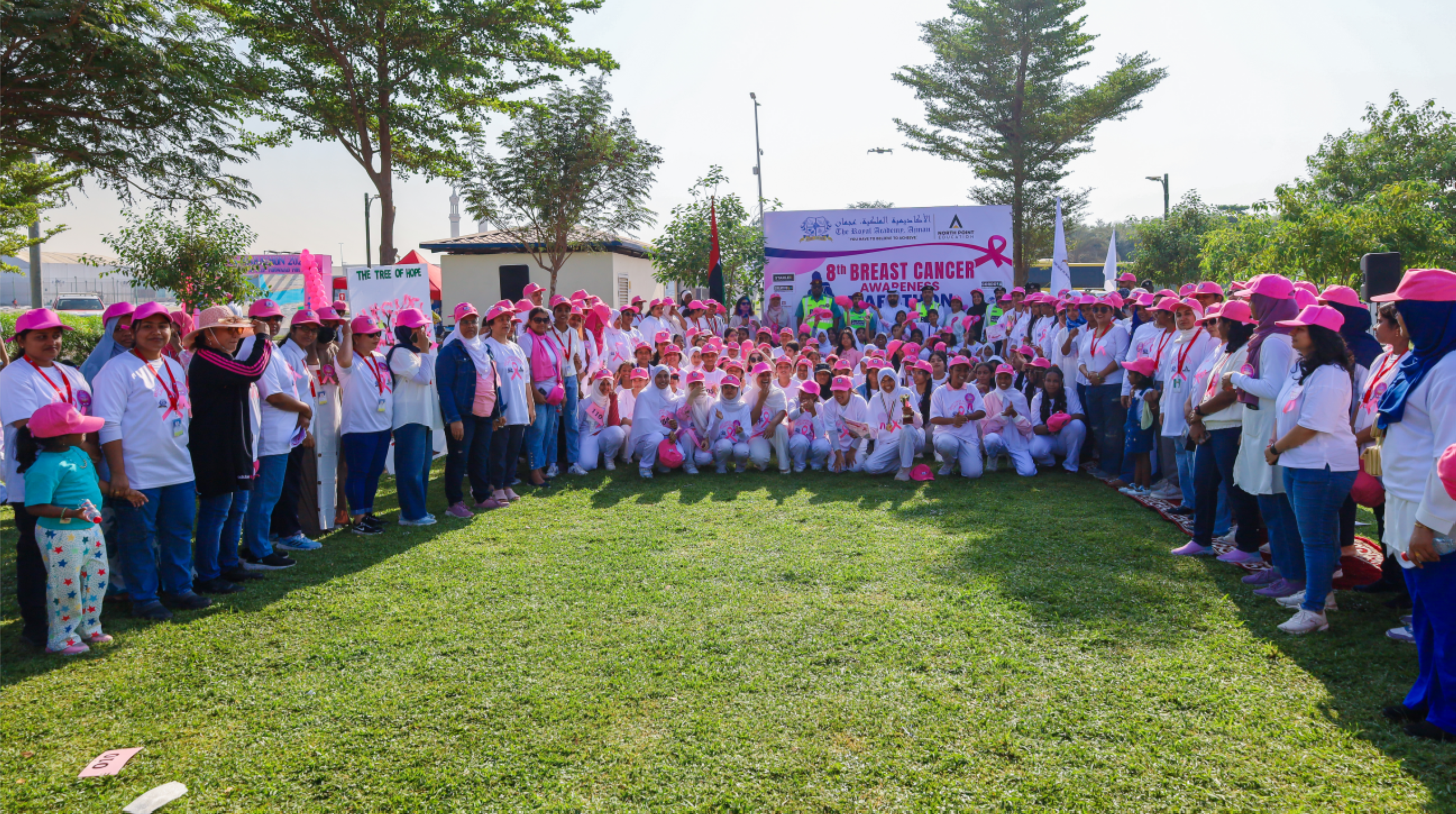 Runners unite for a rosier tomorrow at Royal Academy Ajman's Breast Cancer Awareness Marathon