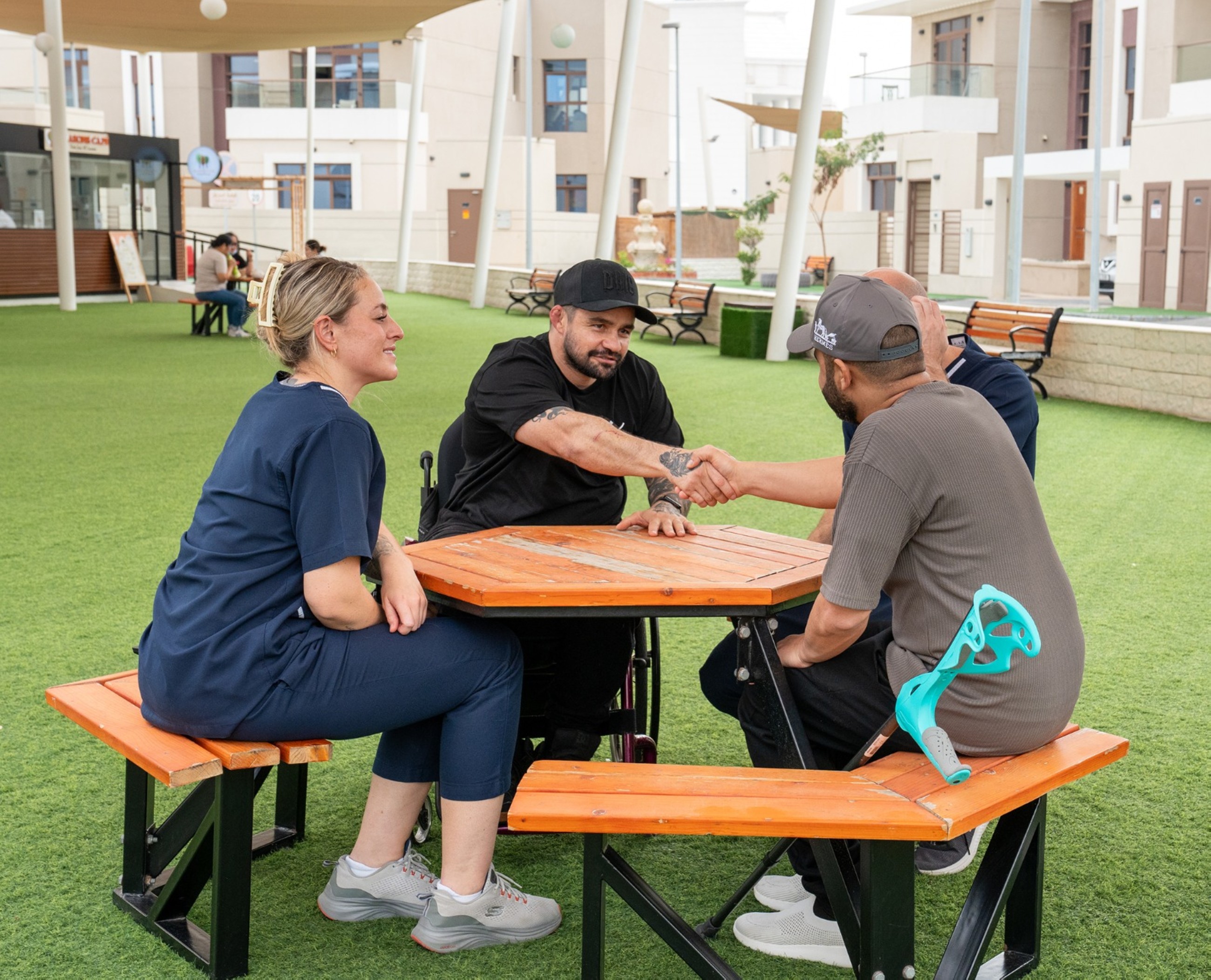 Amana gives hope to patient with spinal cord injury