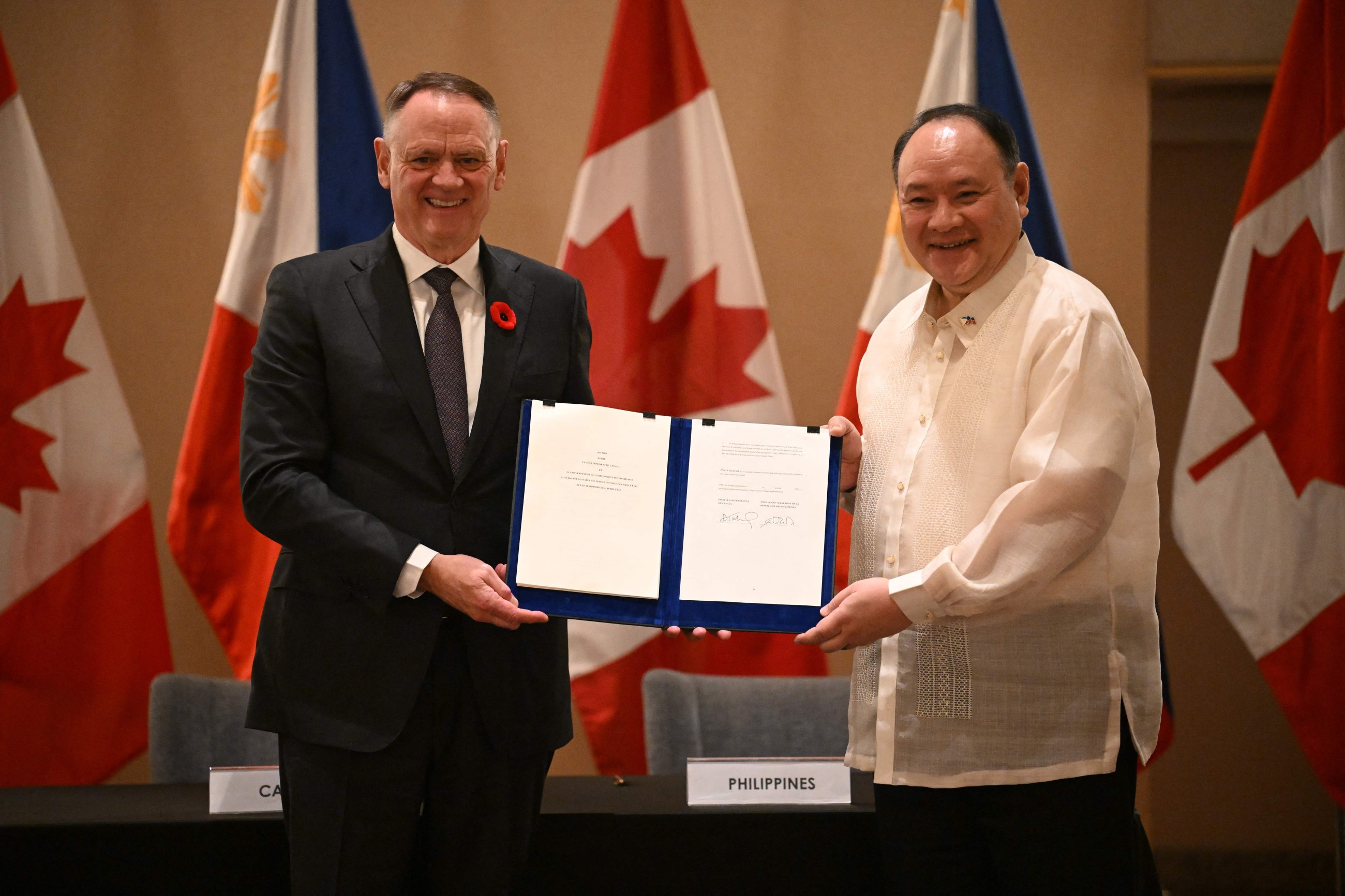 Philippine, Canada sign defence pact to boost drills and deter China's aggression