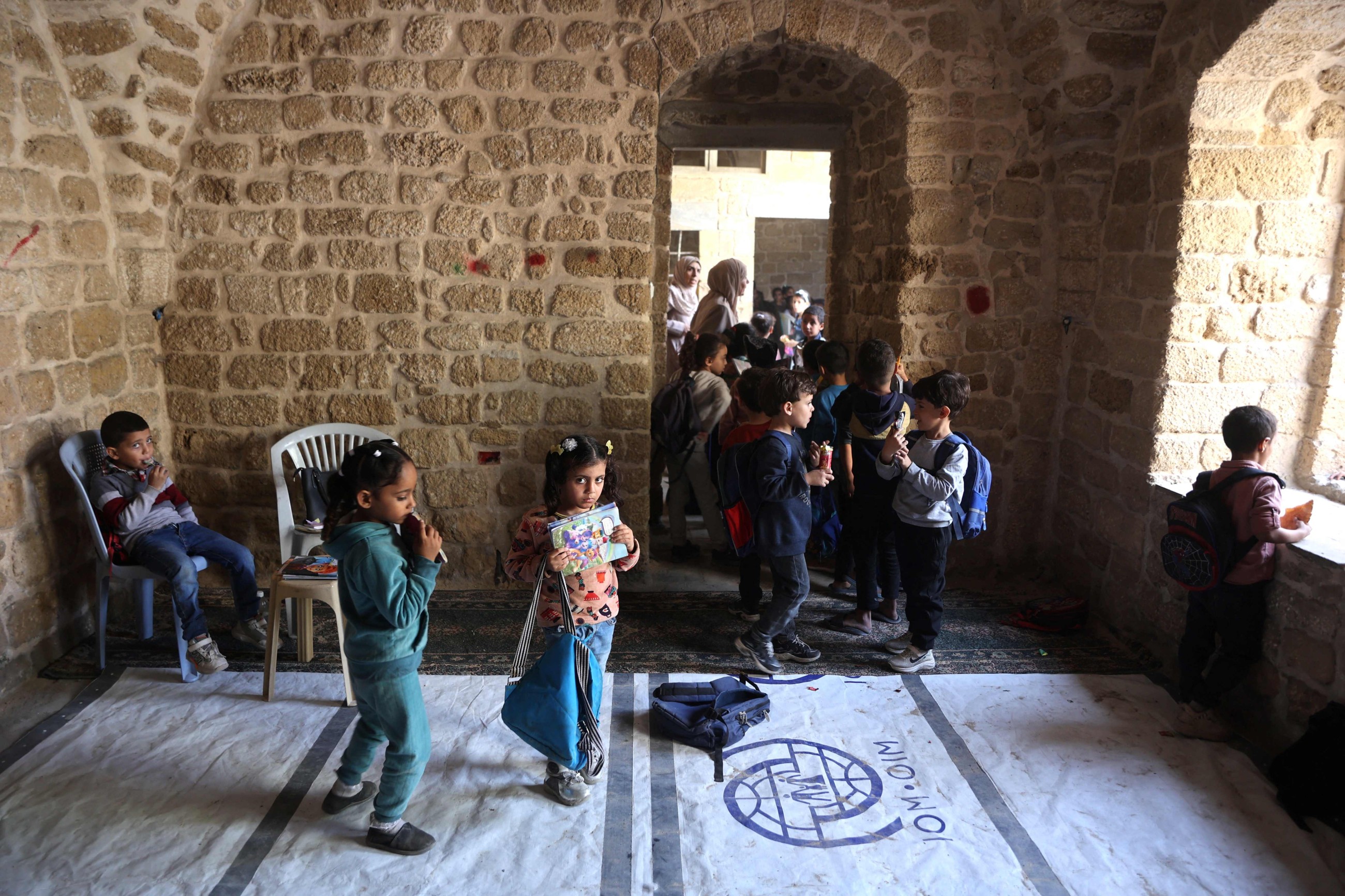 Gaza children gradually return to school after two years of deadly war