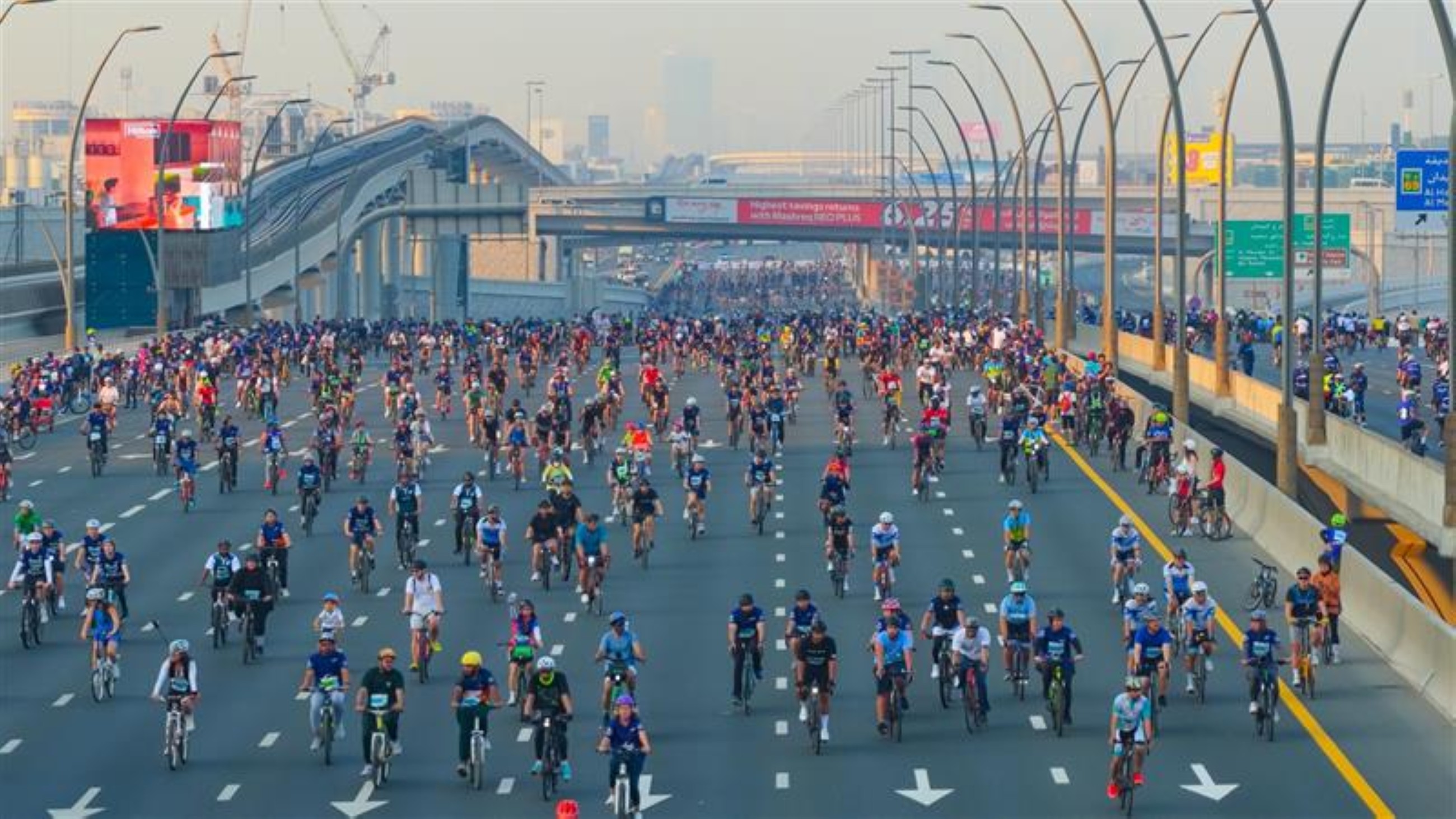 Dubai Ride 2025 kicks off Dubai Fitness Challenge with record 40,327 cyclists