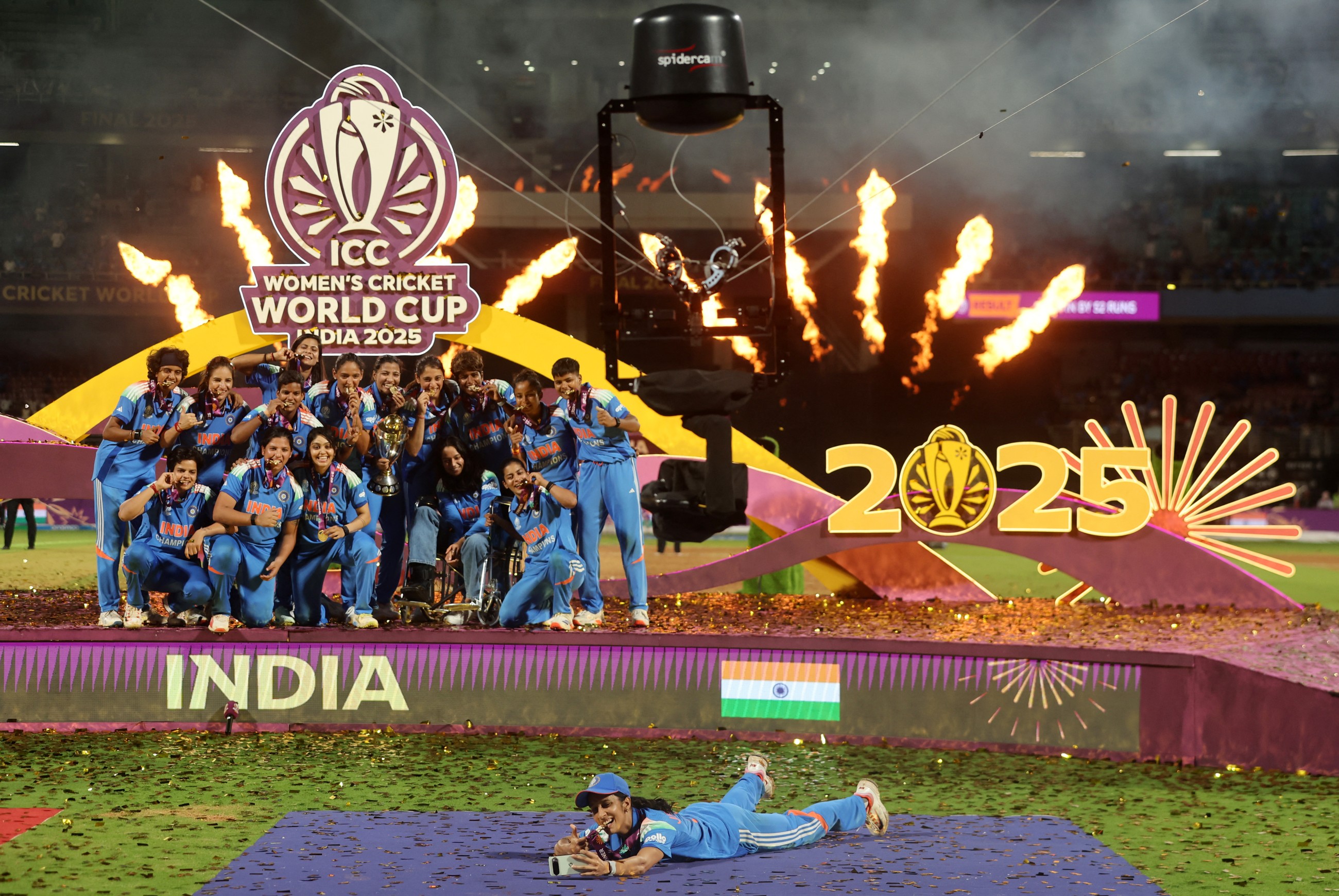 BCCI announces cash prize of Rs 51 cr for India&rsquo;s victorious eves&rsquo; WC contingent